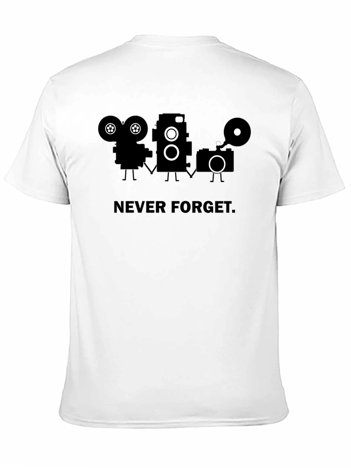 Black Never Forget Graphic T-Shirt view 11