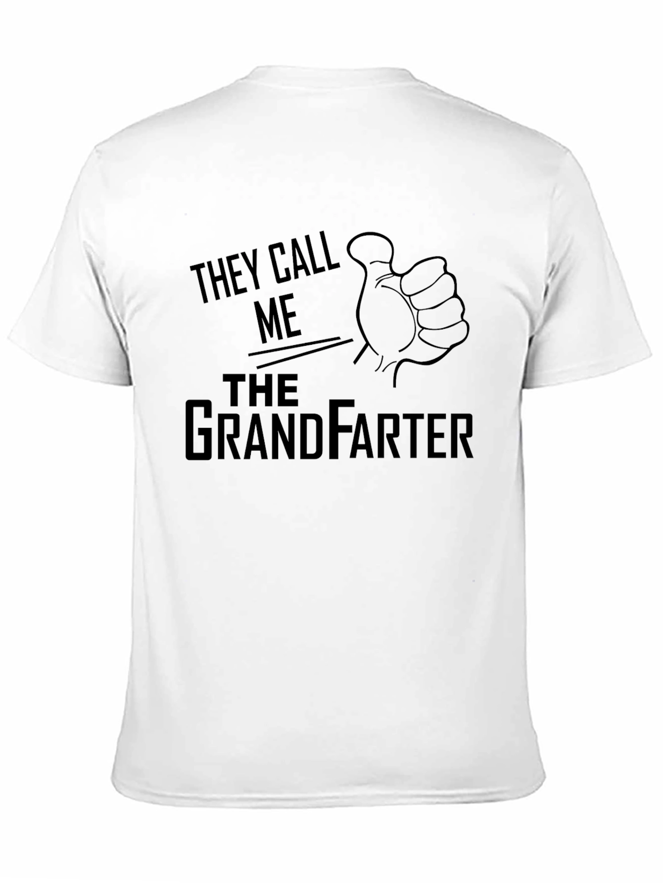 Black Funny Grandfarter T-Shirt - Gag Gift Tee view 11