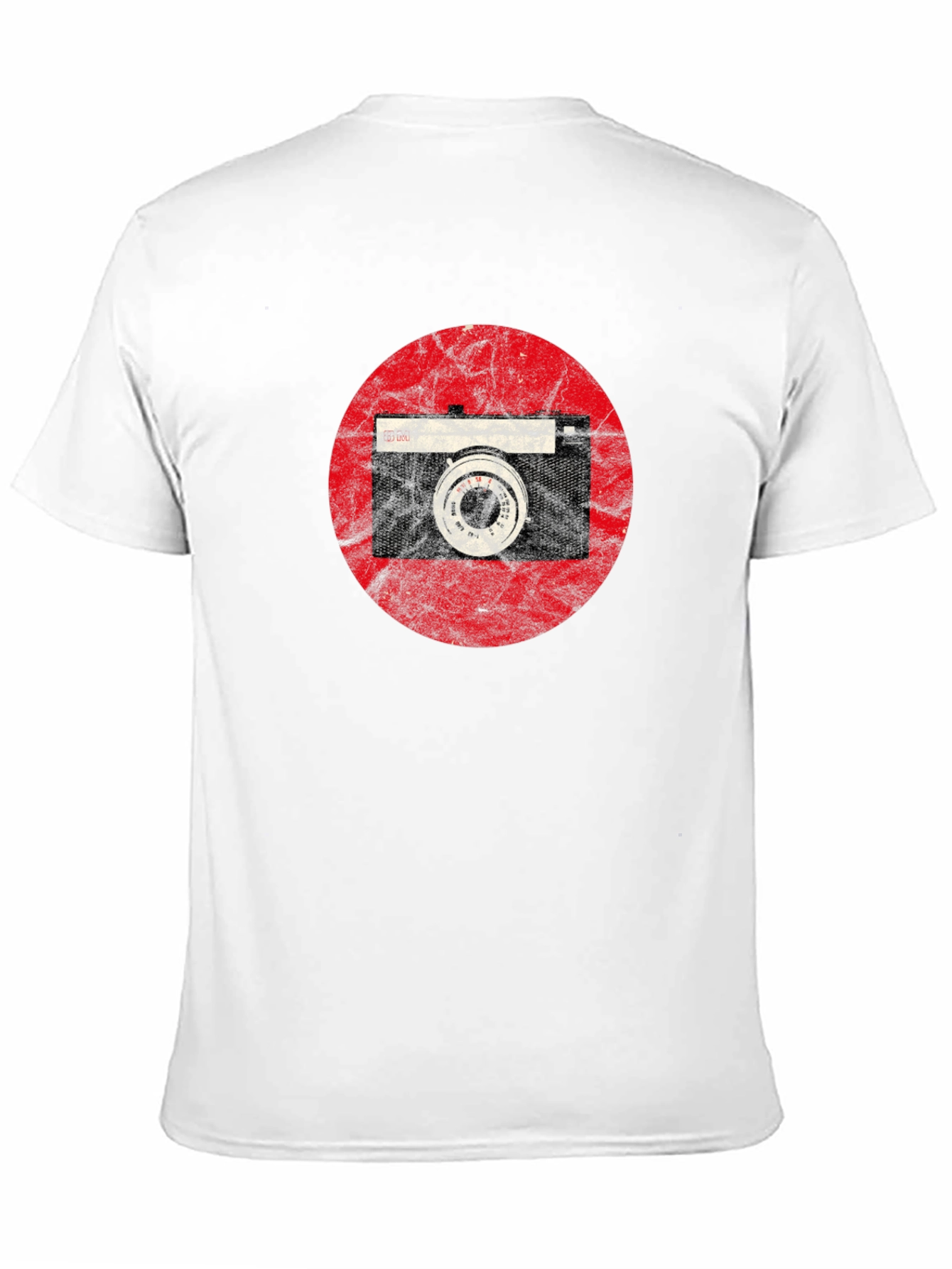 Black Retro Camera Graphic Tee - Vintage Style Shirt view 11