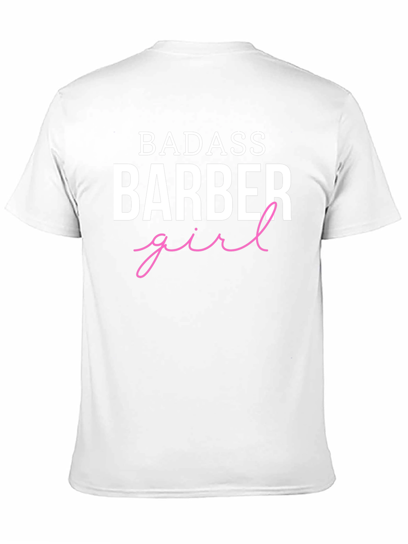 Black Badass Barber Girl Graphic Tee view 11