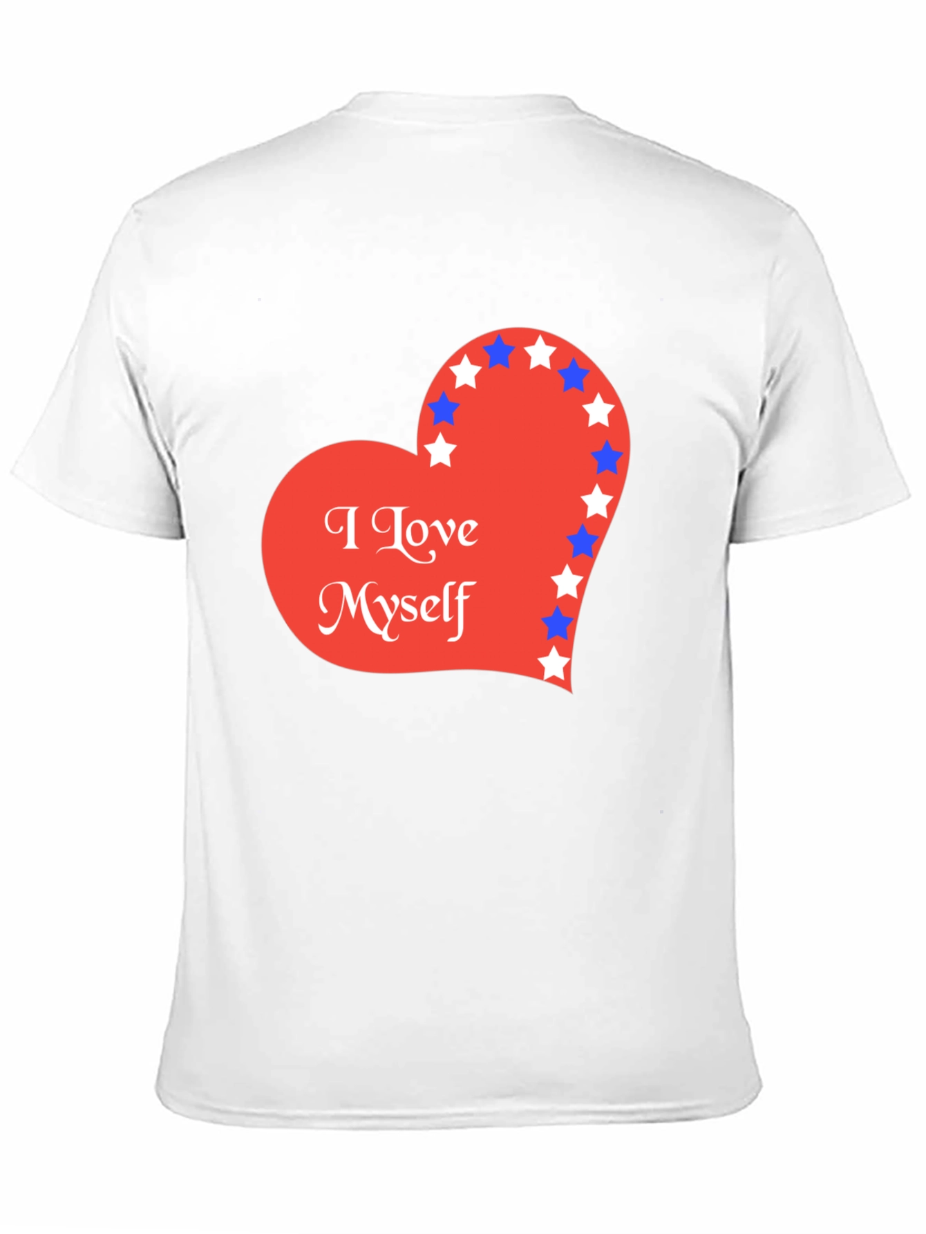 Black I Love Myself Heart Graphic Tee view 11