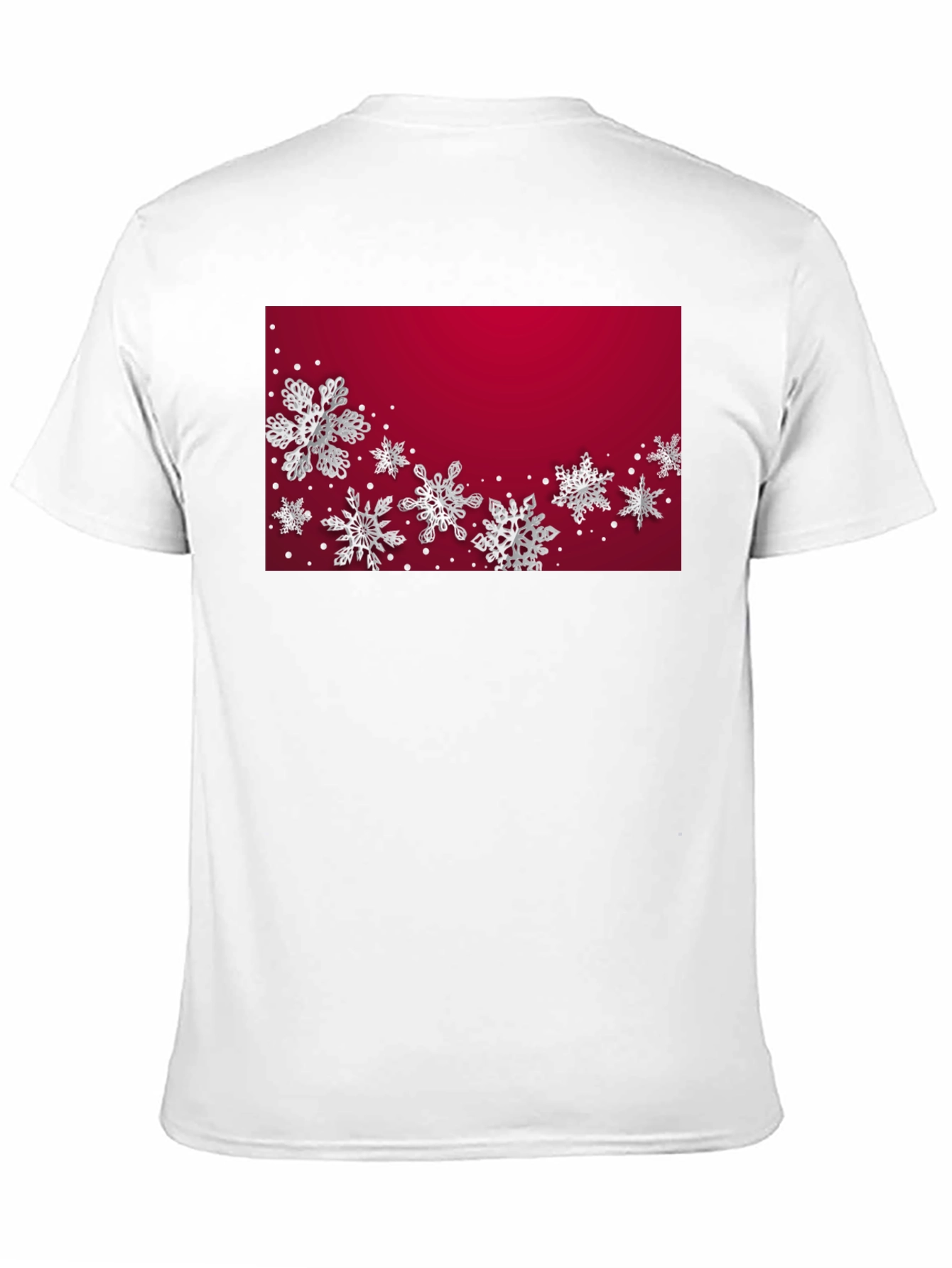 Black Winter Snowflake Graphic Tee - Stylish Holiday Apparel view 11