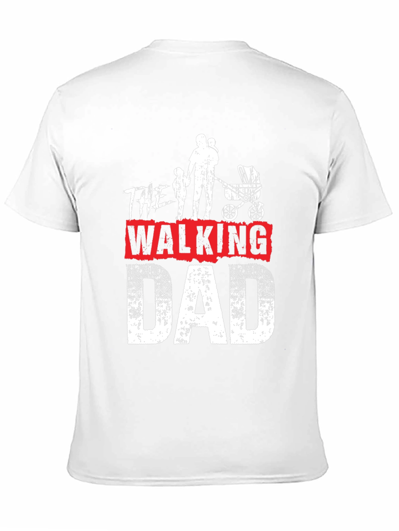 Black The Walking Dad Graphic T-Shirt - Father's Day Gift view 11