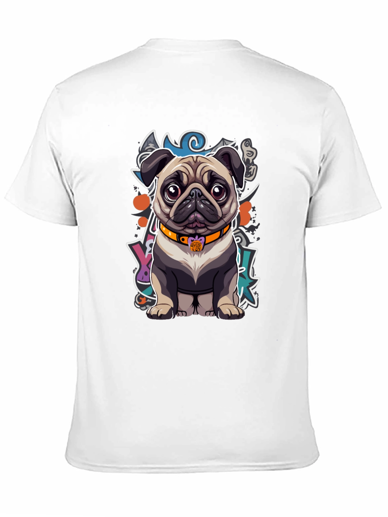 Black Pug Graphic T-Shirt view 11