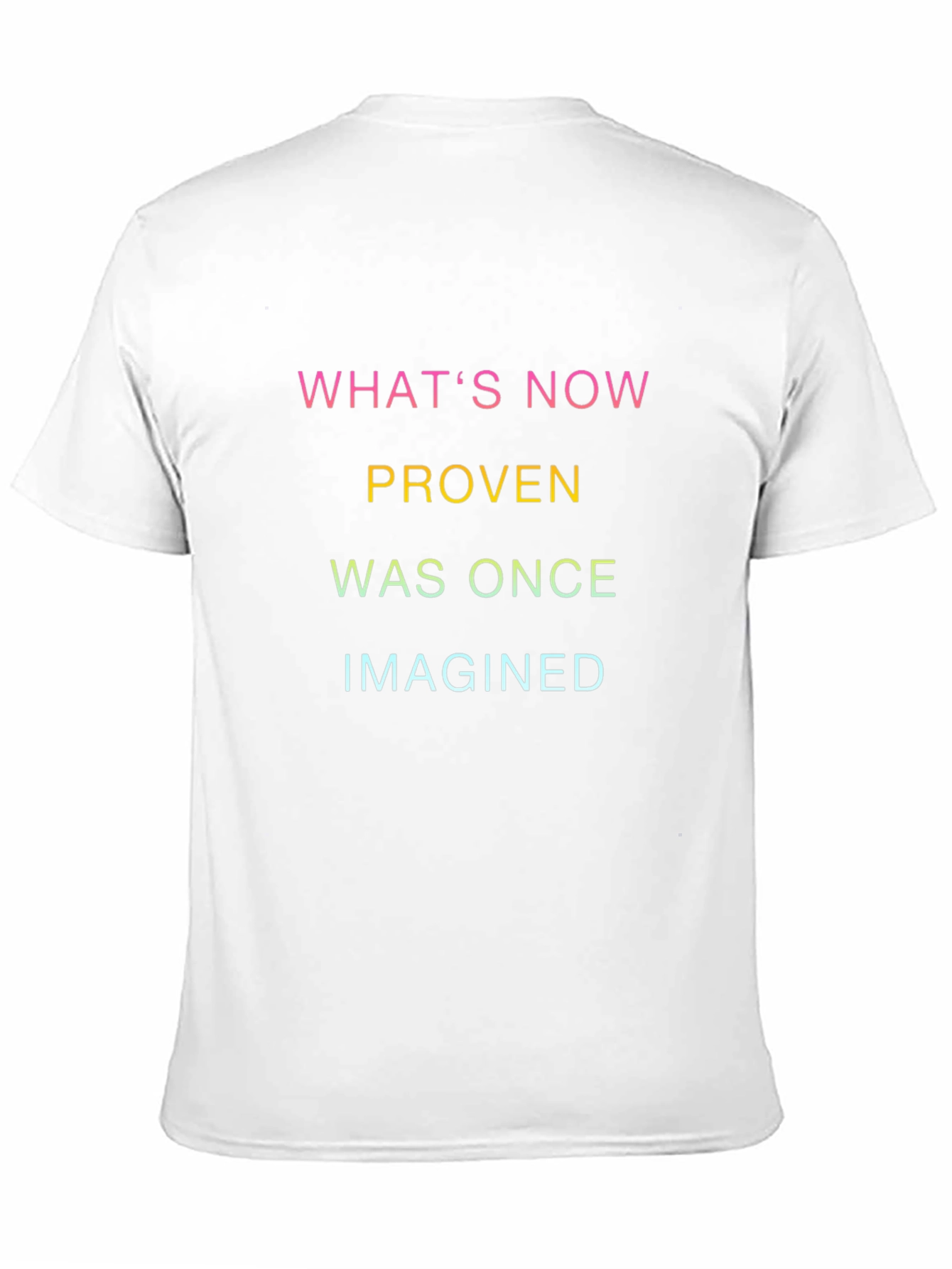 Black Inspirational Graphic Tee: "What's Now Proven" view 11