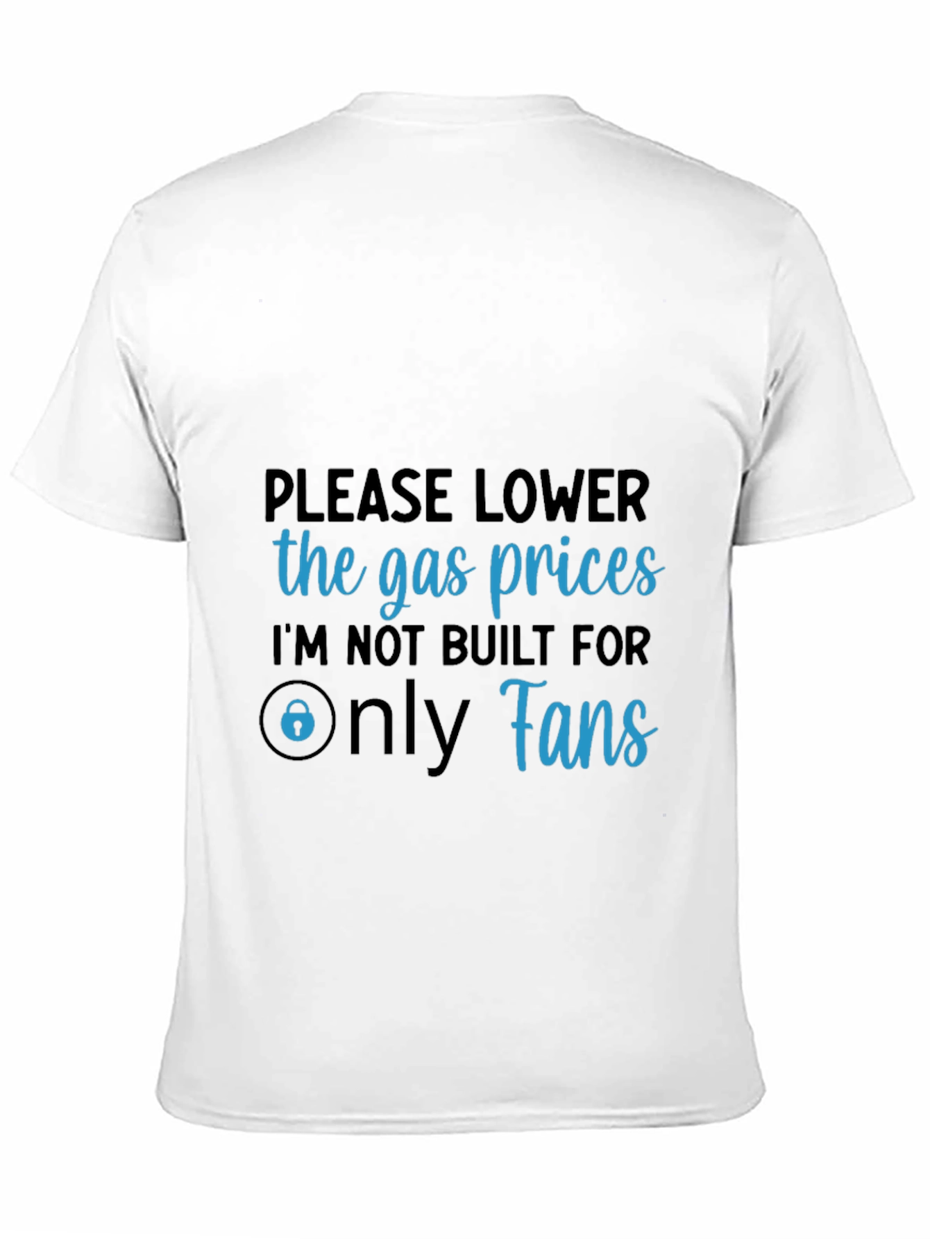 Black Funny Gas Price T-Shirt: Only Fans view 11