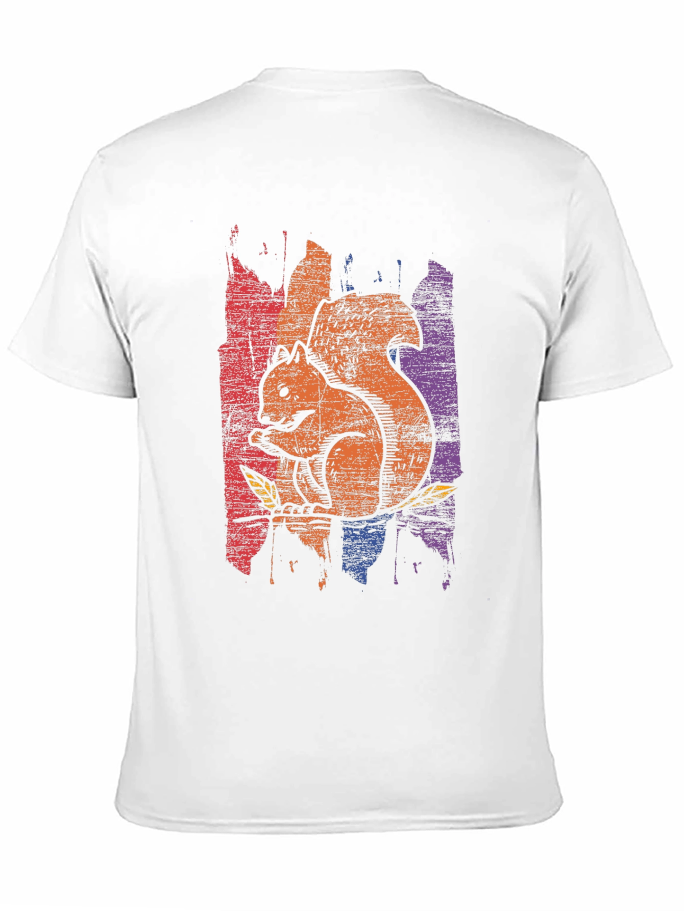 Black Squirrel Graphic Tee - Distressed Print view 11