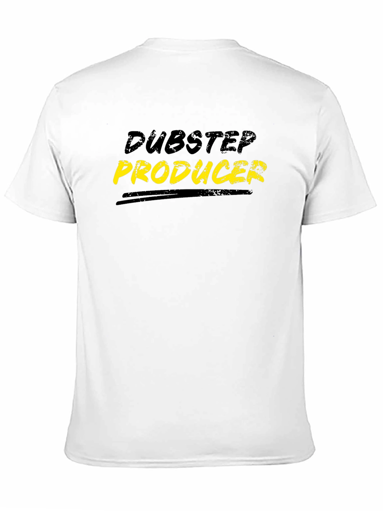 Black Dubstep Producer Black Cotton T-Shirt view 11