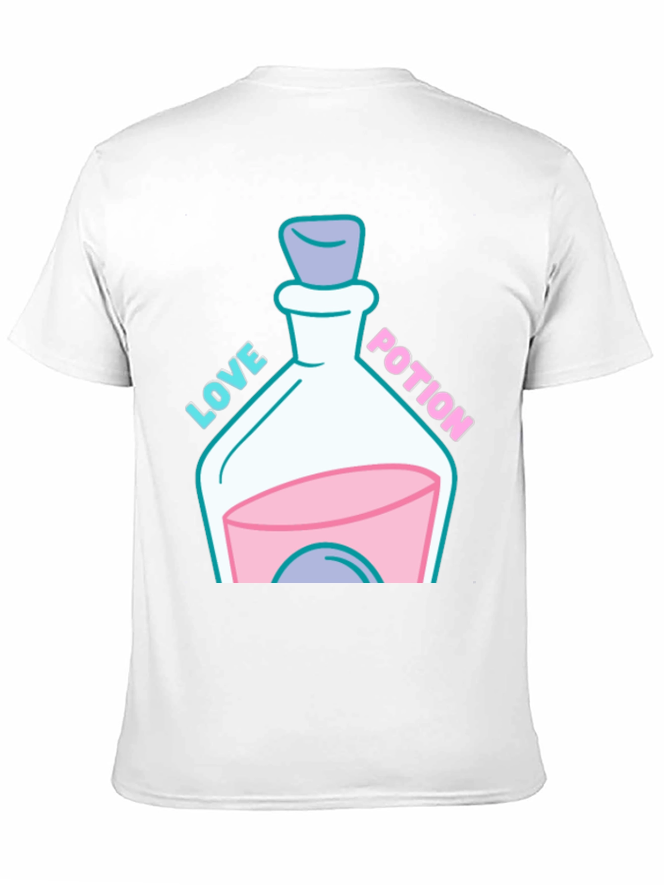 Black Love Potion Graphic T-Shirt - Quirky & Fun Design view 11