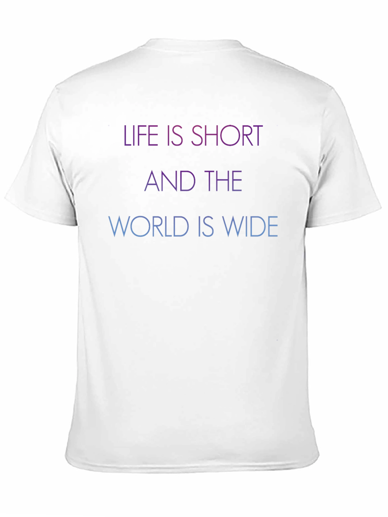 Black Life is Short Graphic T-Shirt - Black view 11