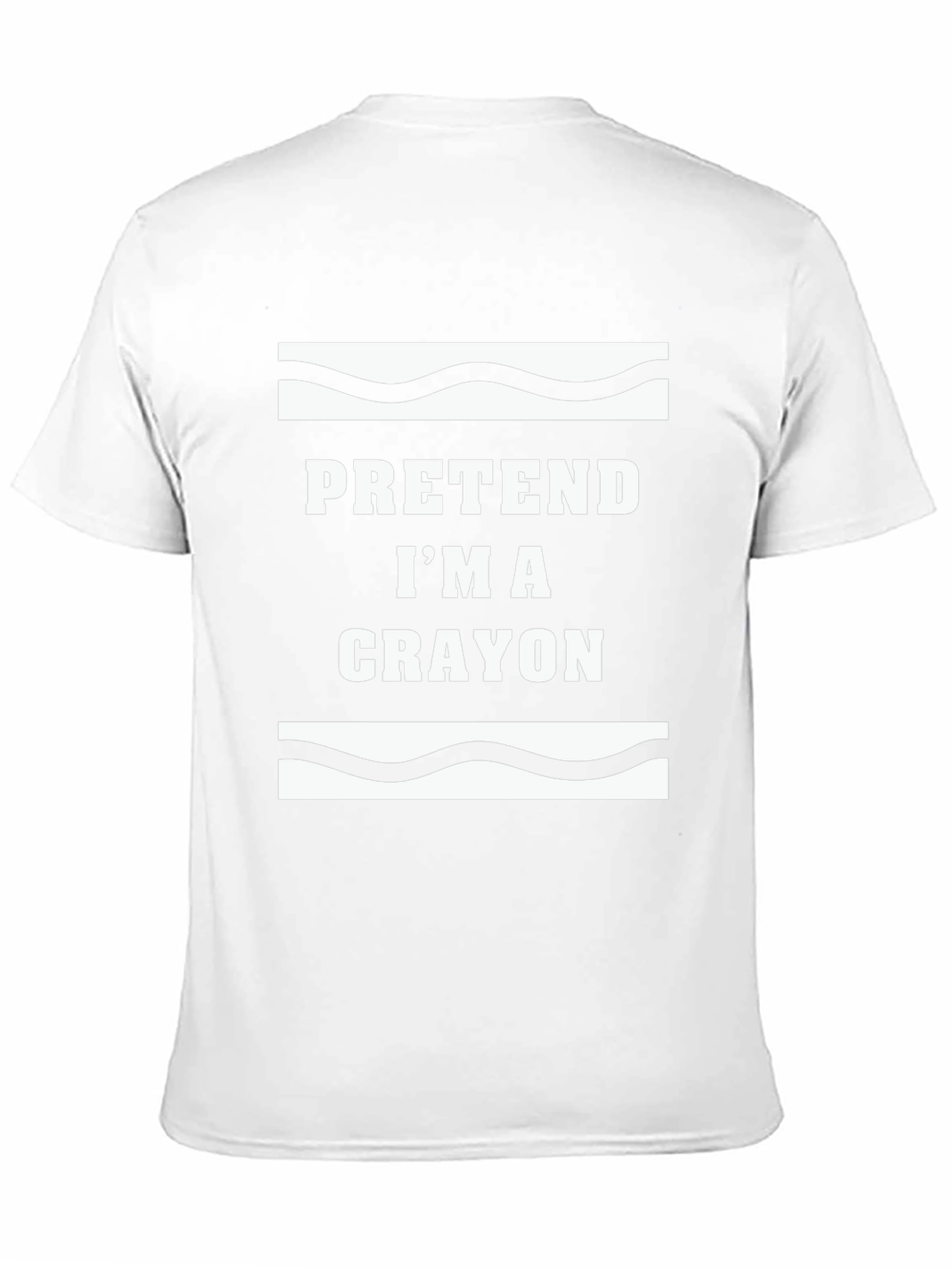 Black Pretend I'm a Crayon Graphic Tee view 11