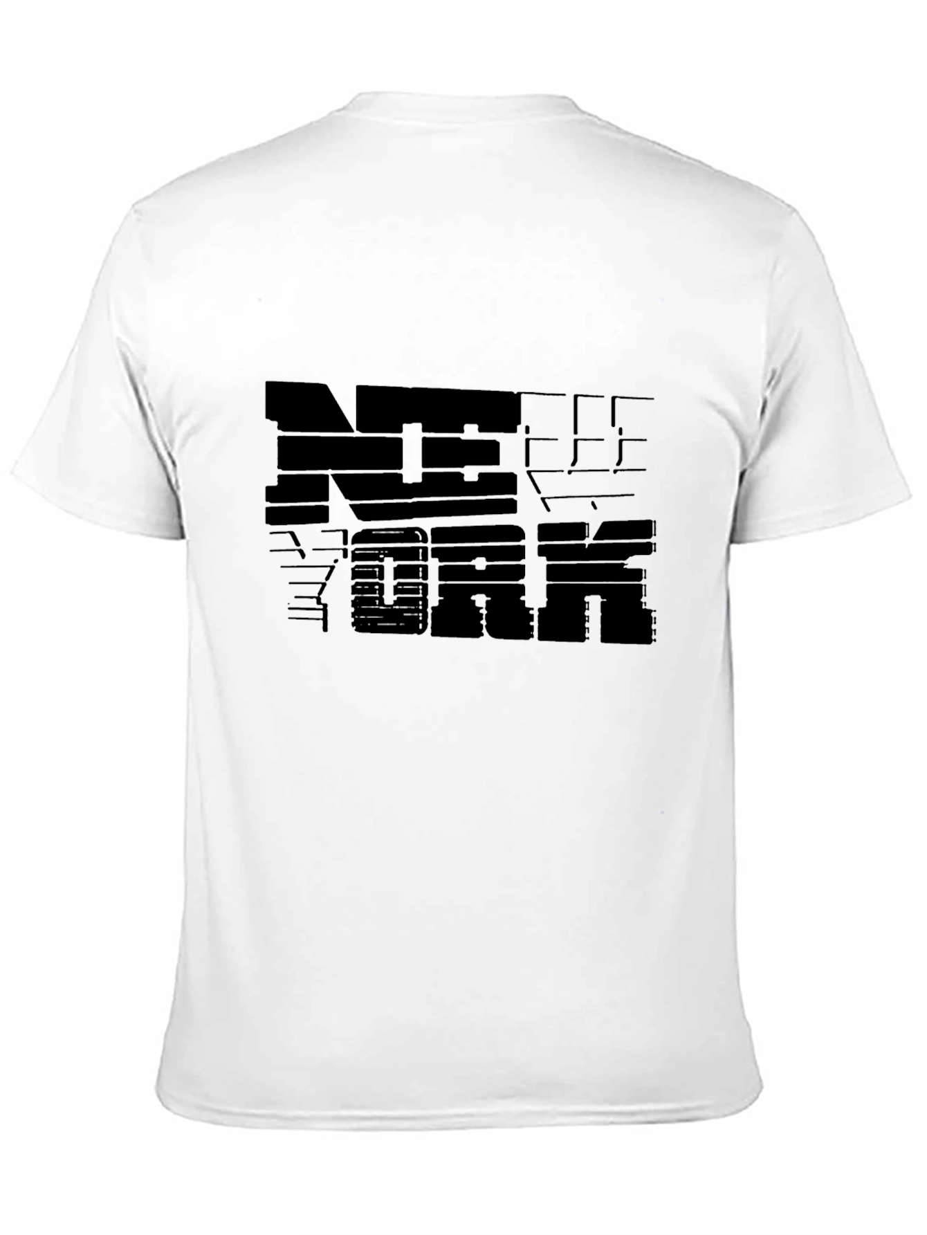 Black New York Graphic Print Crew Neck T-Shirt view 11