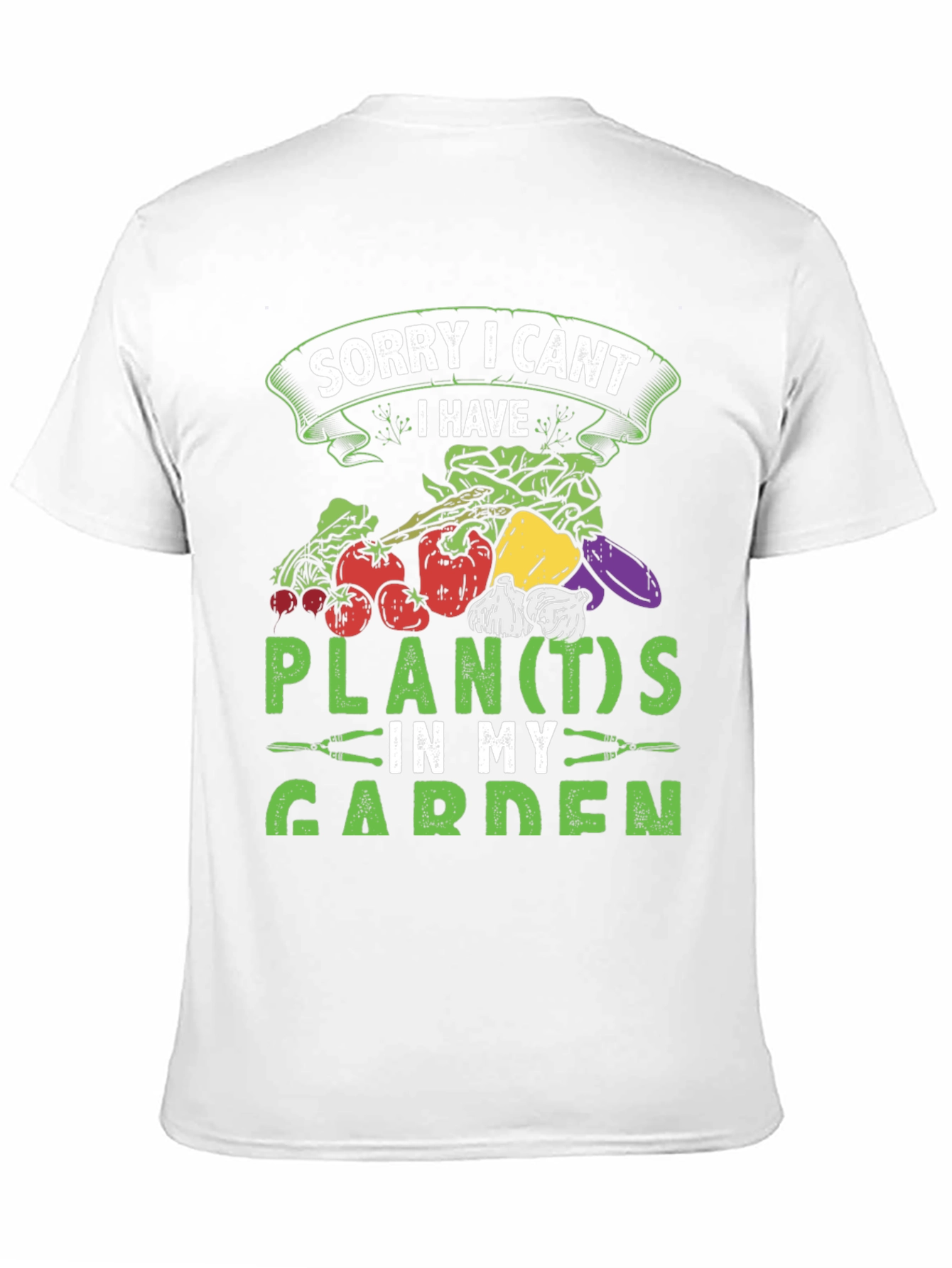 Black Funny Gardener T-Shirt - Plants in My Garden Tee view 11