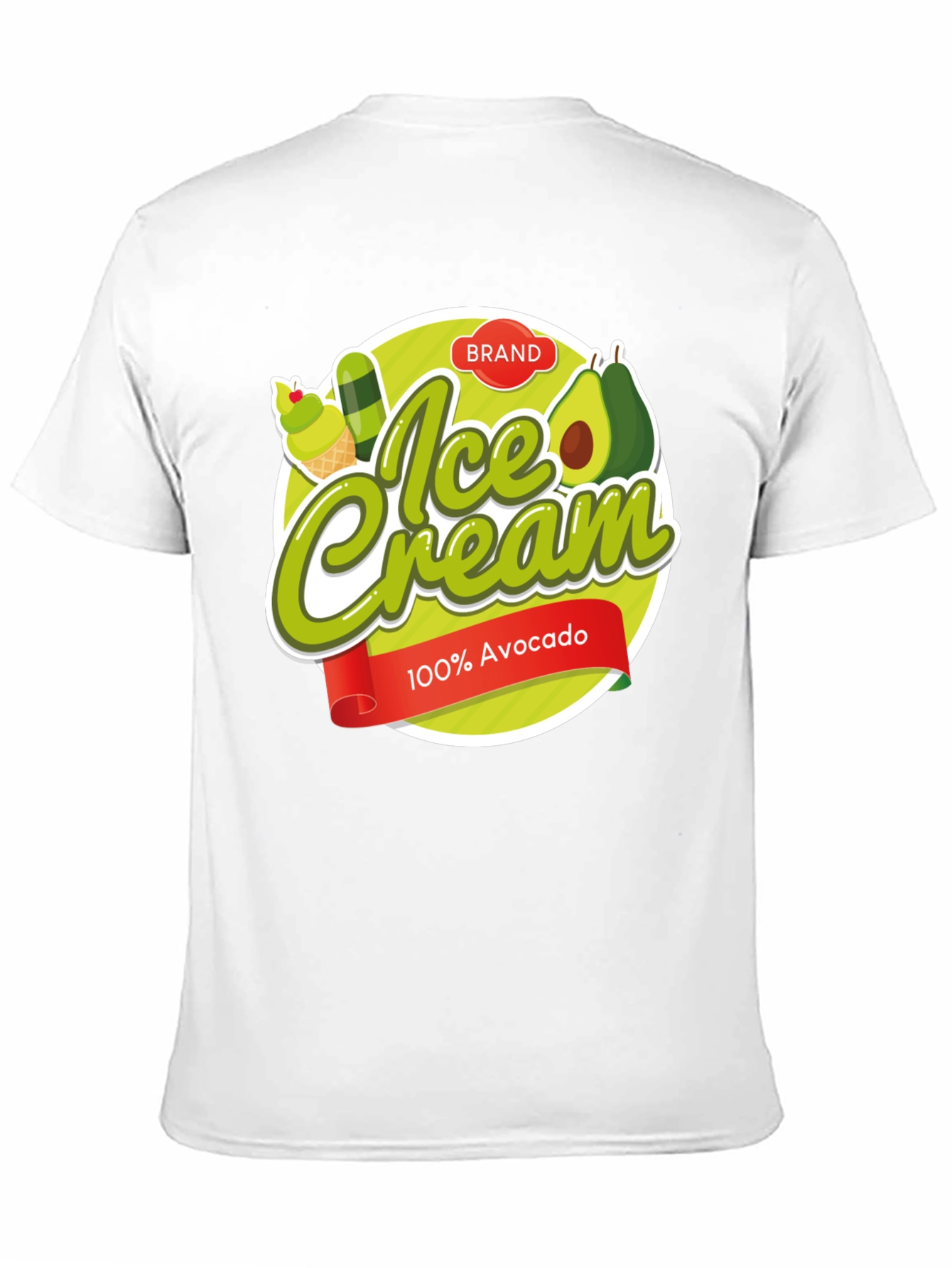 Black Avocado Ice Cream Graphic Tee view 11