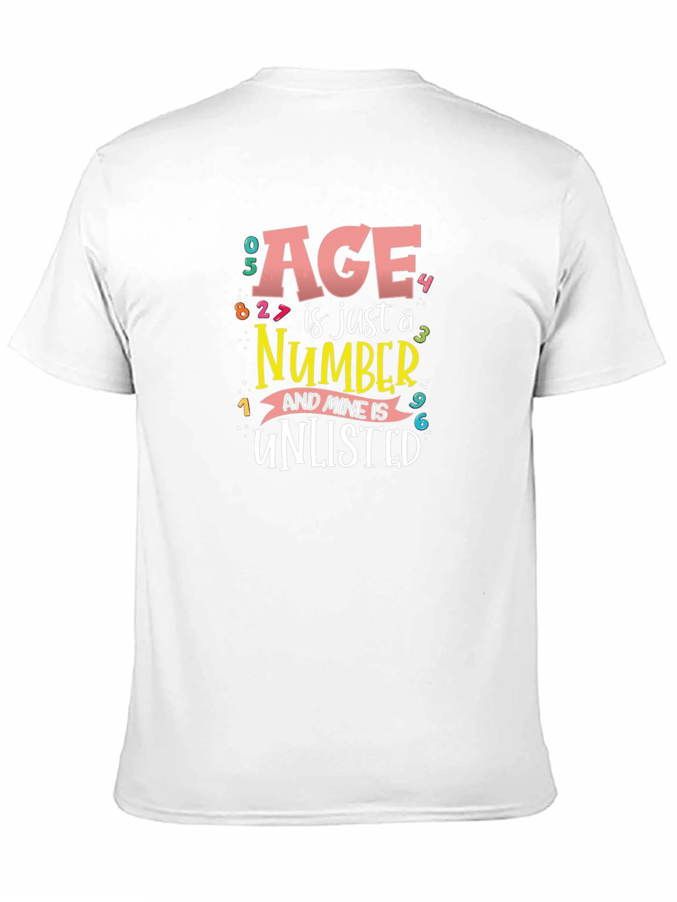 Black Age is Just a Number Funny T-Shirt view 11