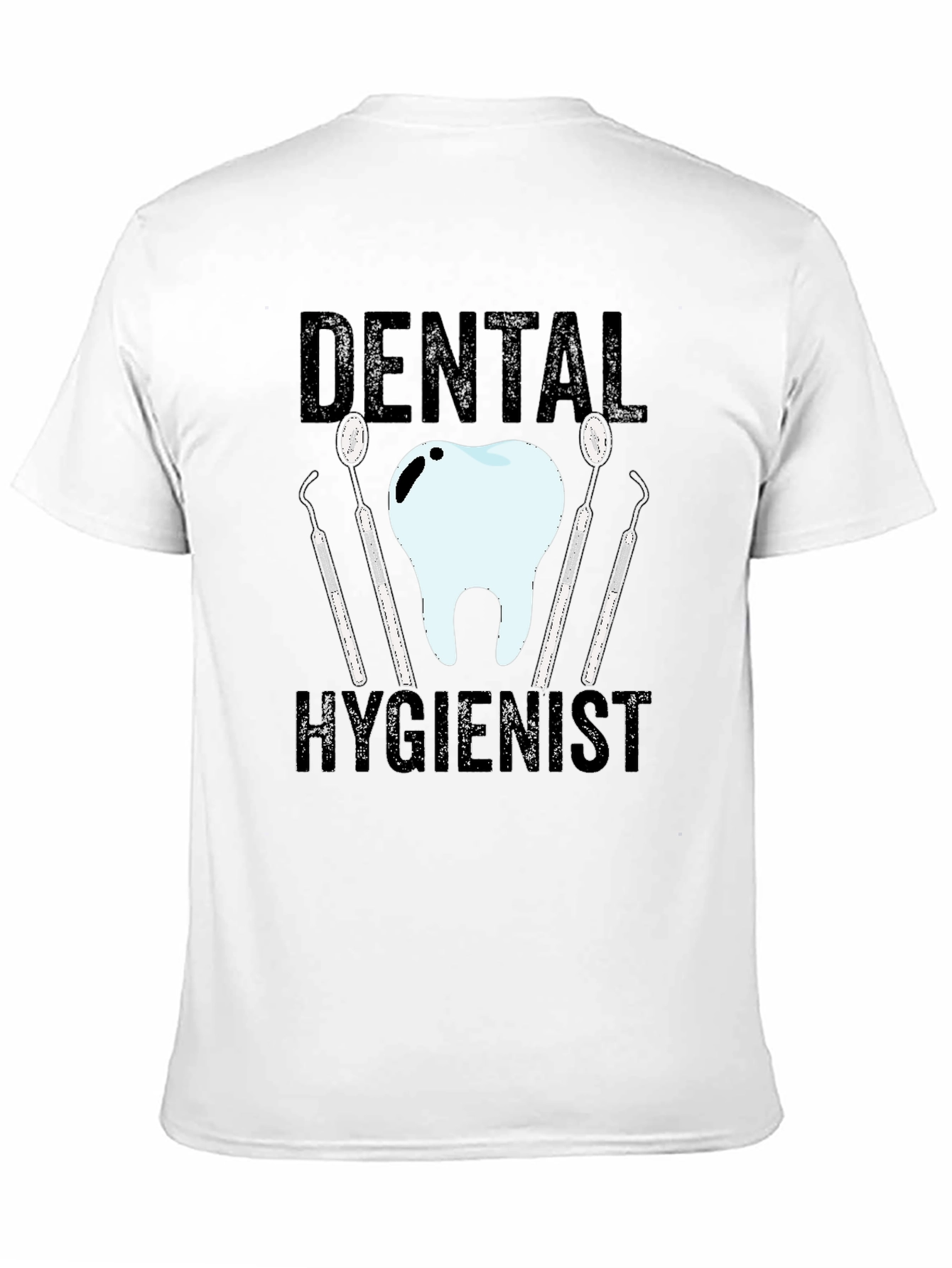 Black Dental Hygienist T-Shirt - Funny Dentist Tee view 11