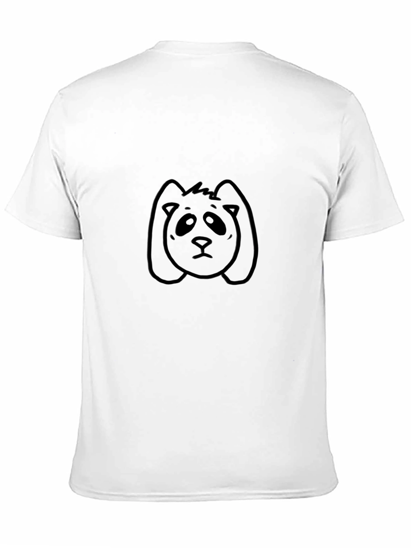 Black Sad Panda Graphic Tee - Black Cotton Blend view 11