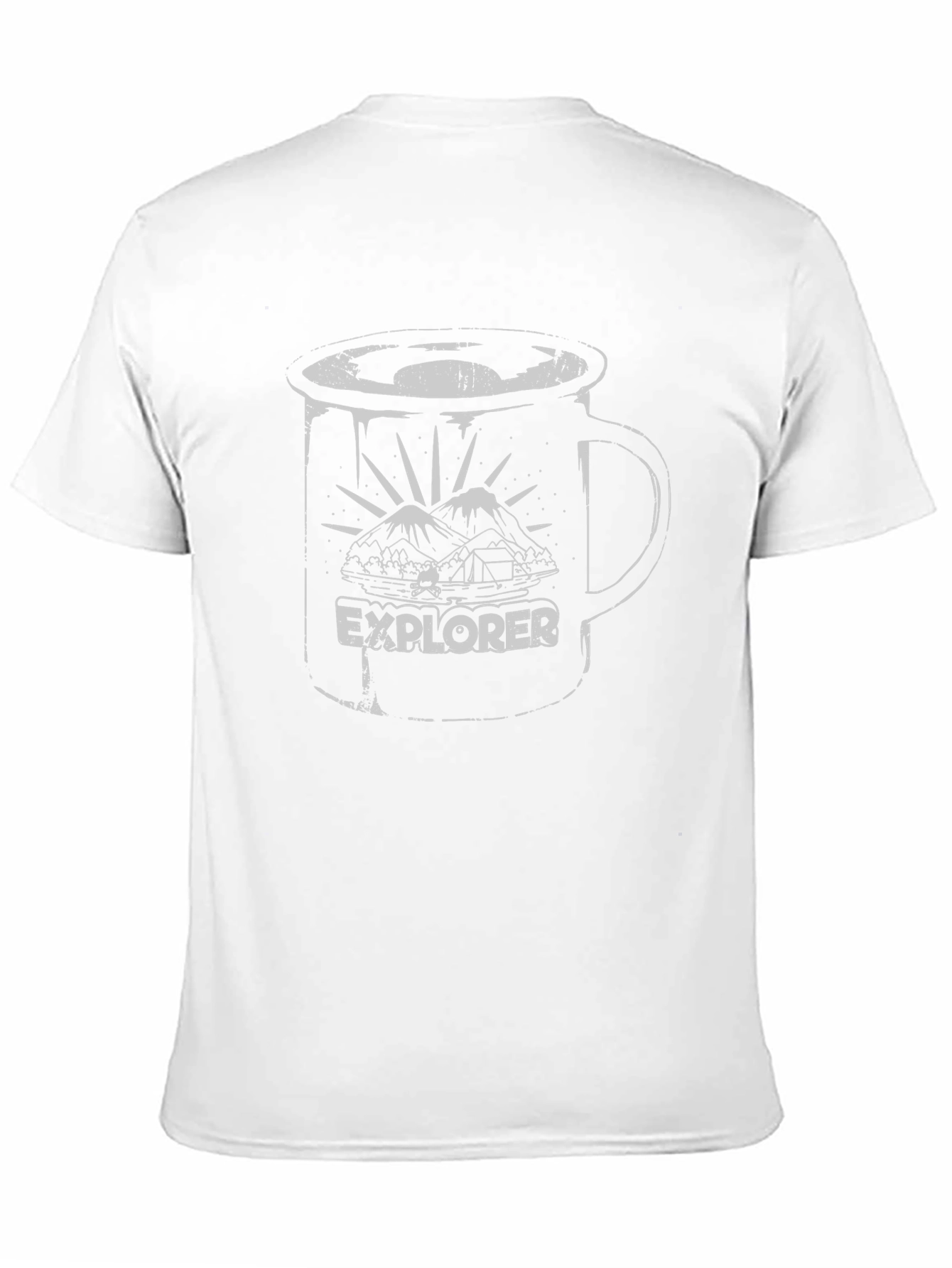 Black Explorer Graphic Print Black T-Shirt view 11