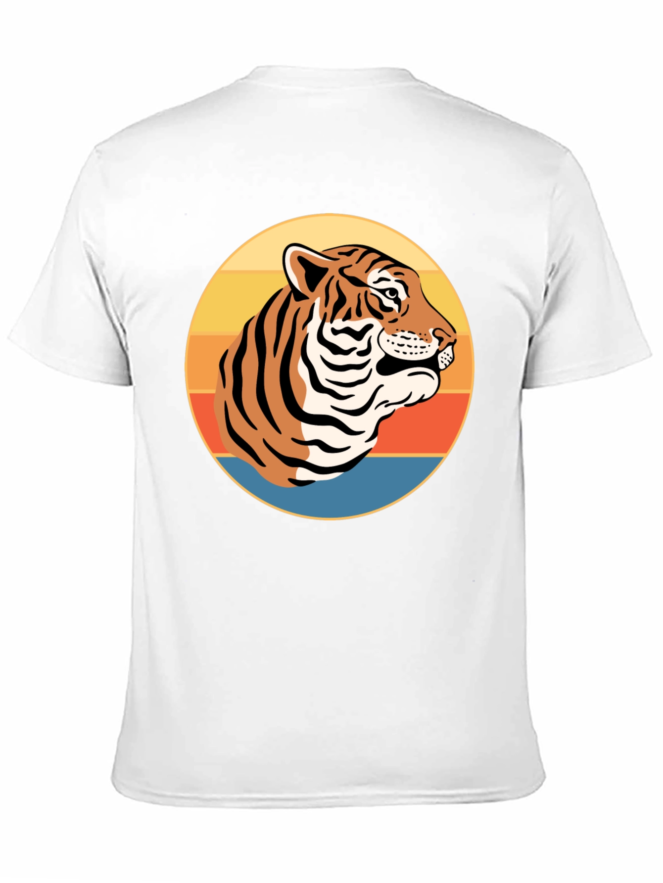 Black Retro Tiger Graphic T-Shirt - Vintage Style Tee view 11