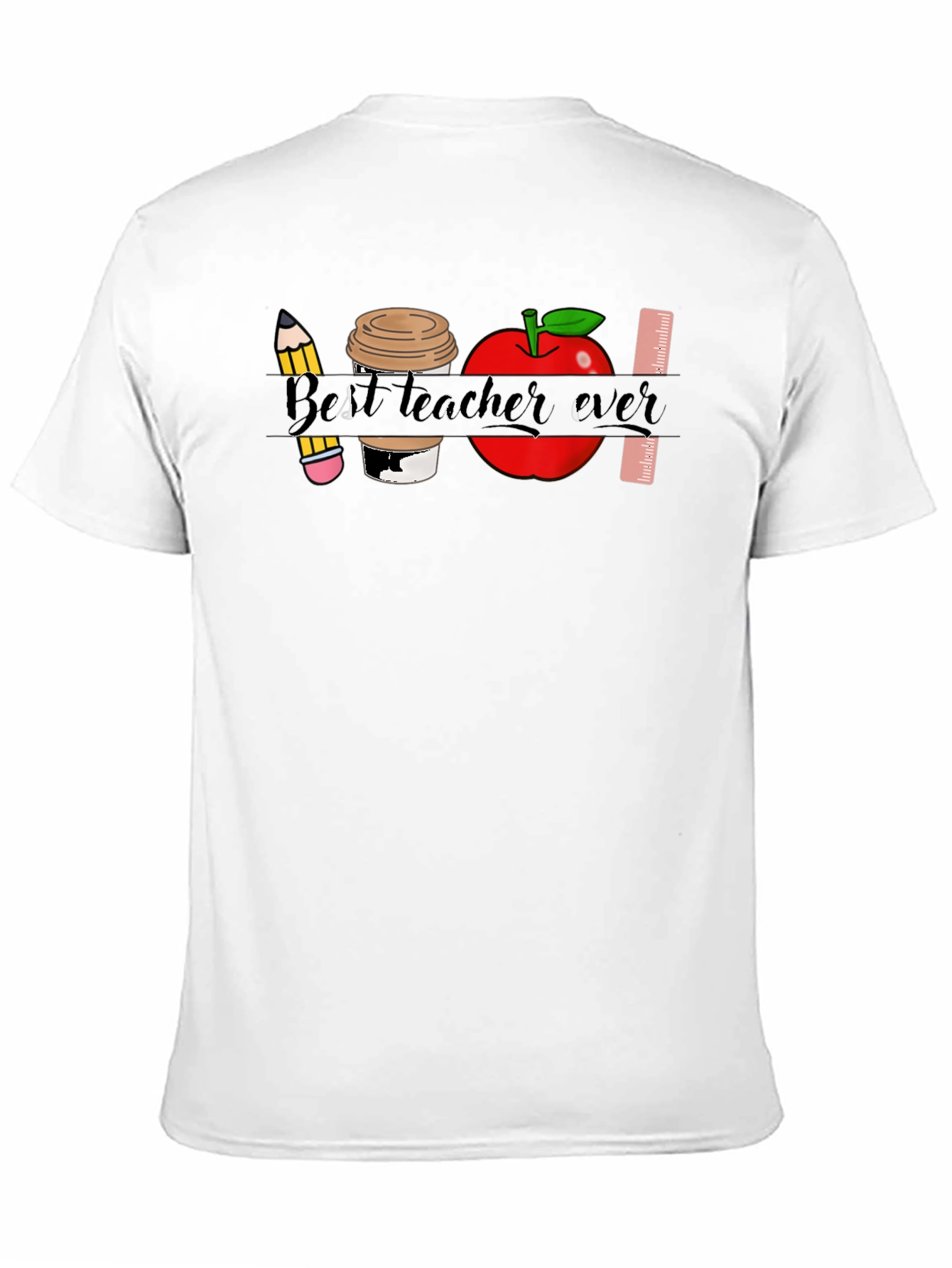 Black Best Teacher Ever T-Shirt view 11