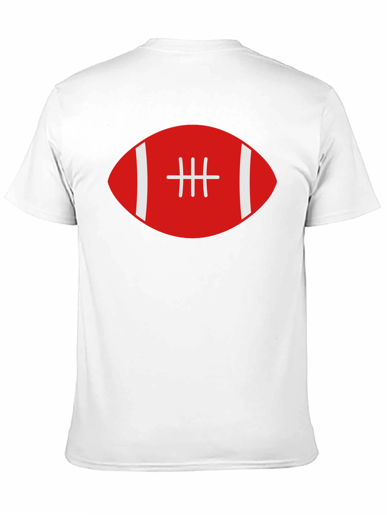 Black Football Graphic Tee - Black Cotton T-Shirt view 11