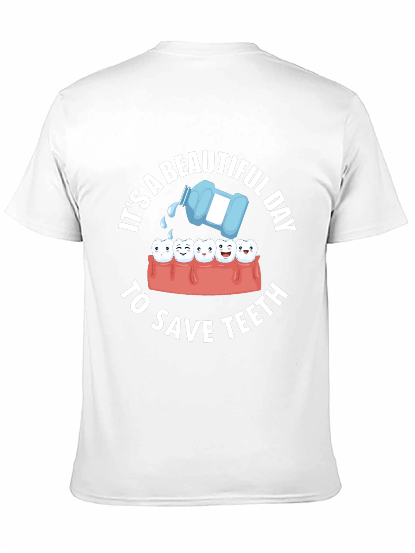 Black Dental Humor T-Shirt: Beautiful Day to Save Teeth view 11