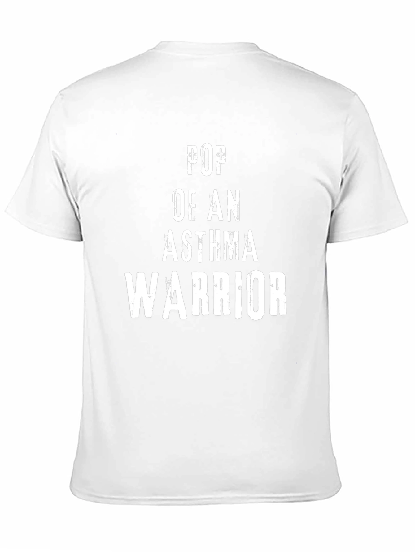 Black Pop of an Asthma Warrior Graphic T-Shirt view 11