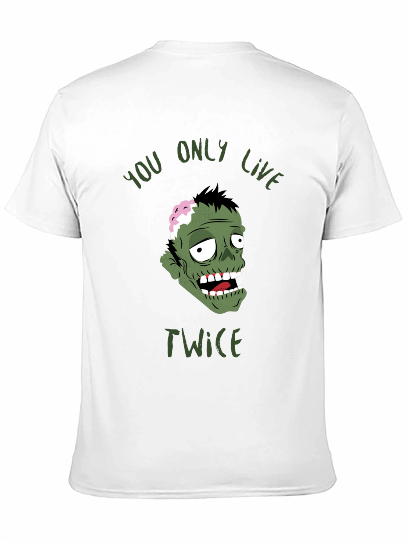 Black Zombie You Only Live Twice Graphic T-Shirt view 11