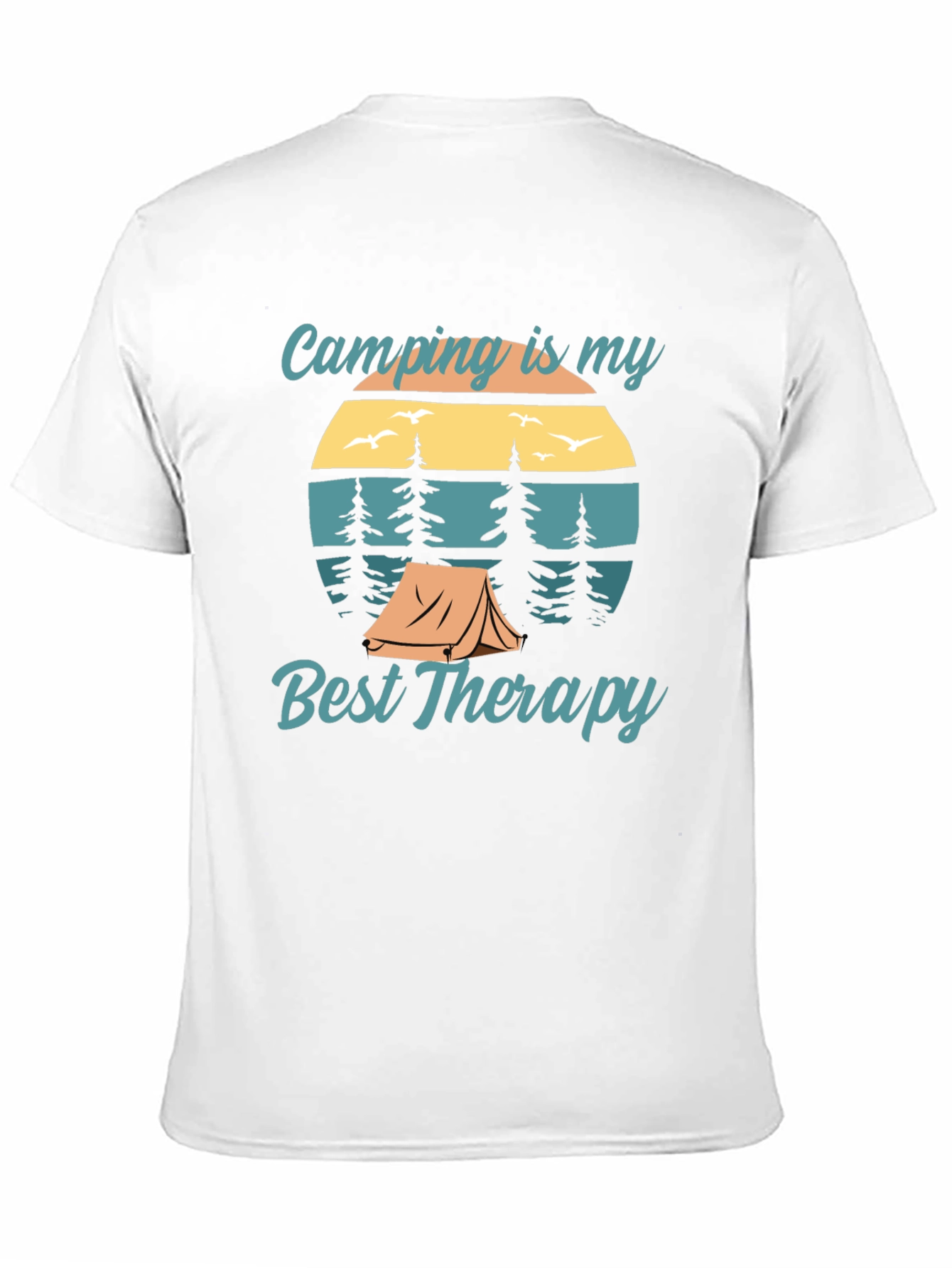 Black Camping is My Best Therapy Graphic Tee view 11