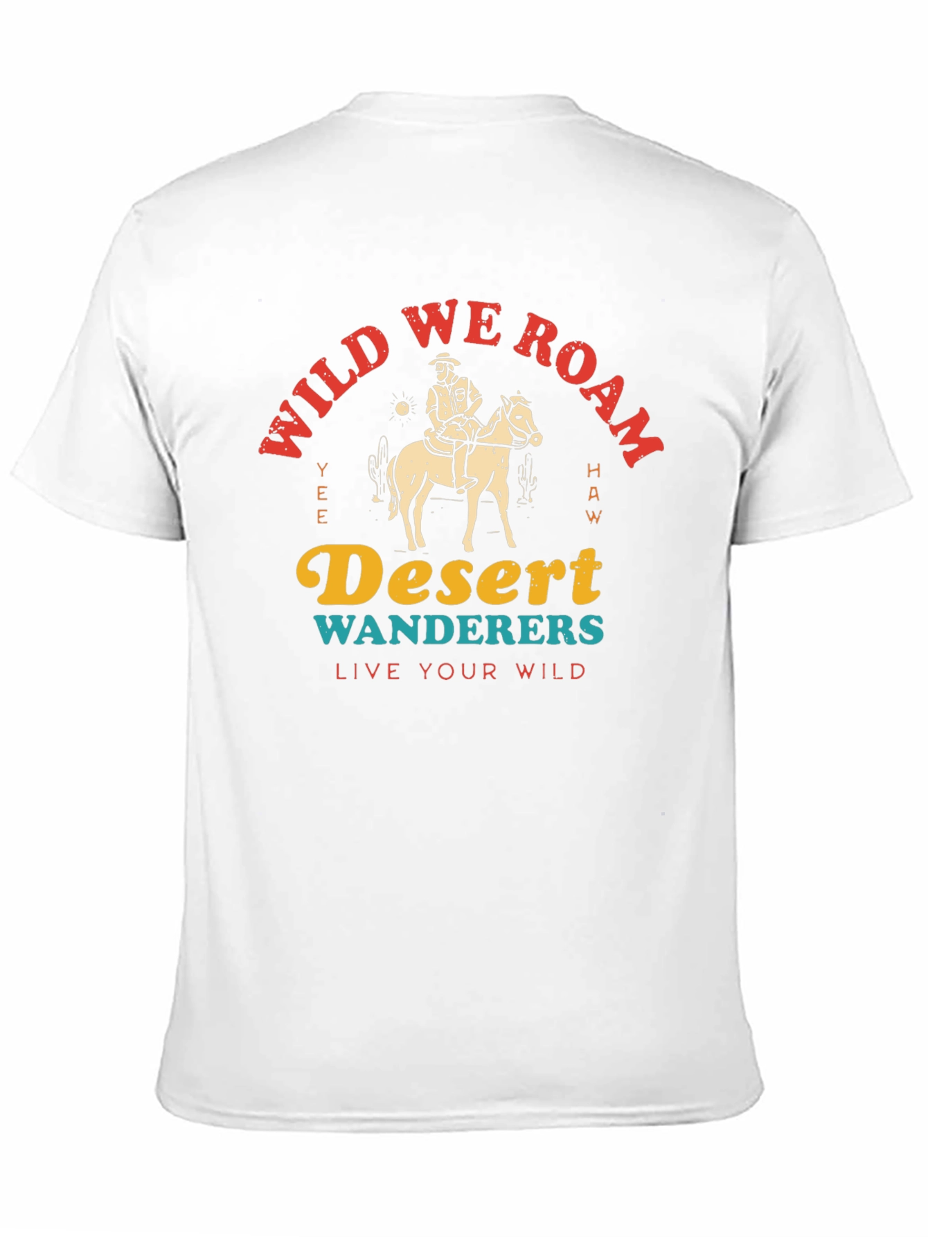 Black Wild Desert Roam T-Shirt view 11