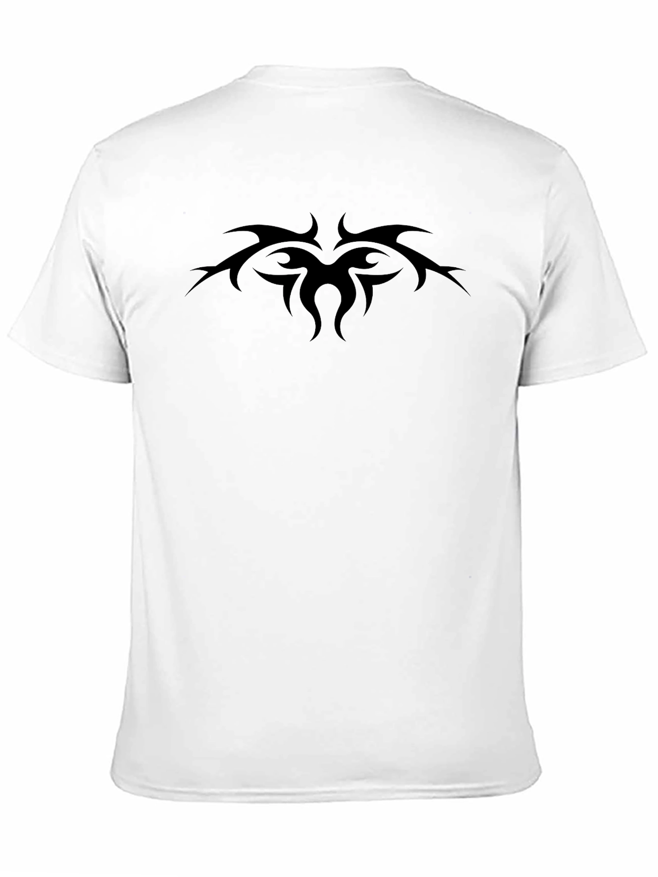 Black Tribal Tattoo Graphic Black T-Shirt view 11
