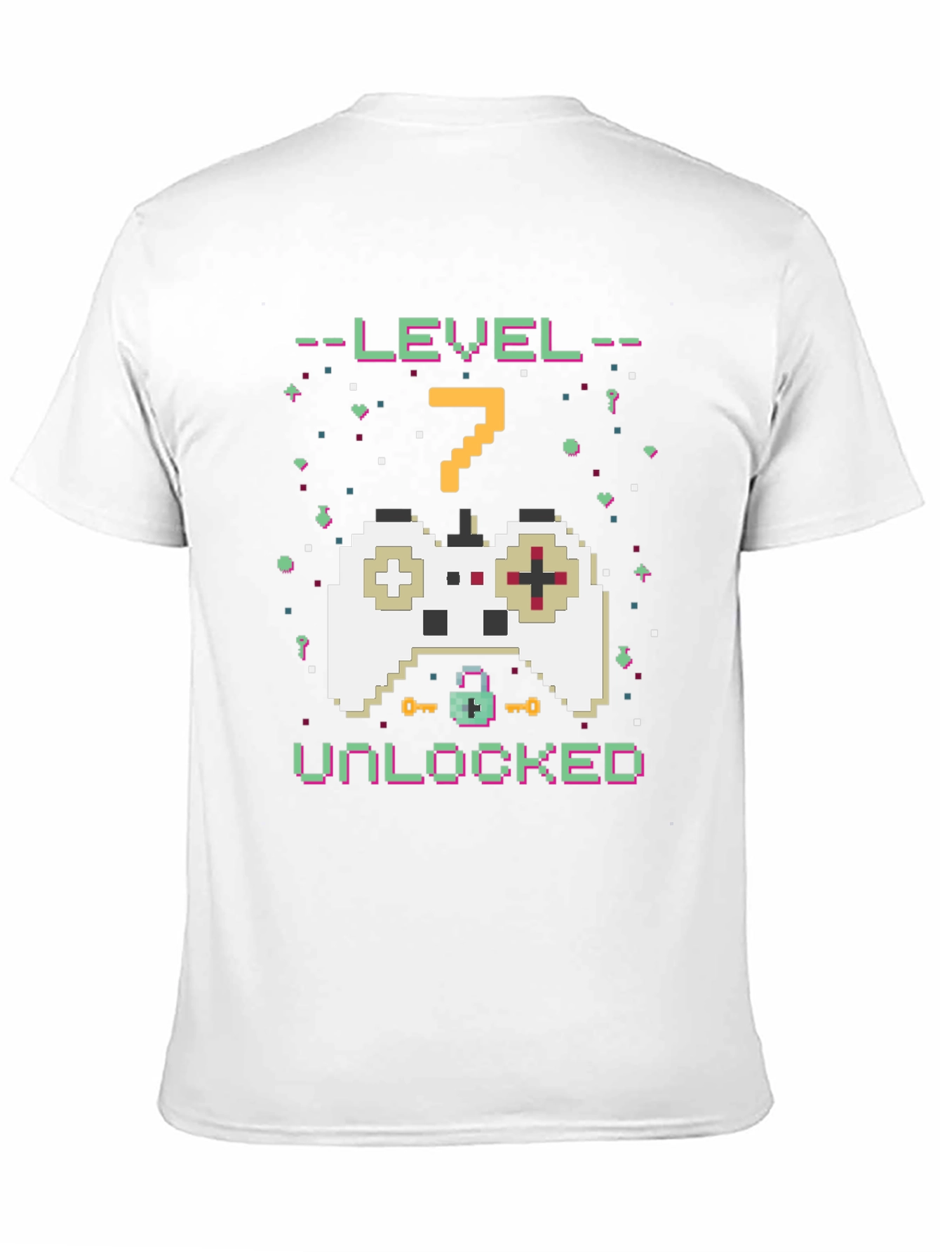 Black Level 7 Unlocked Gamer T-Shirt view 11