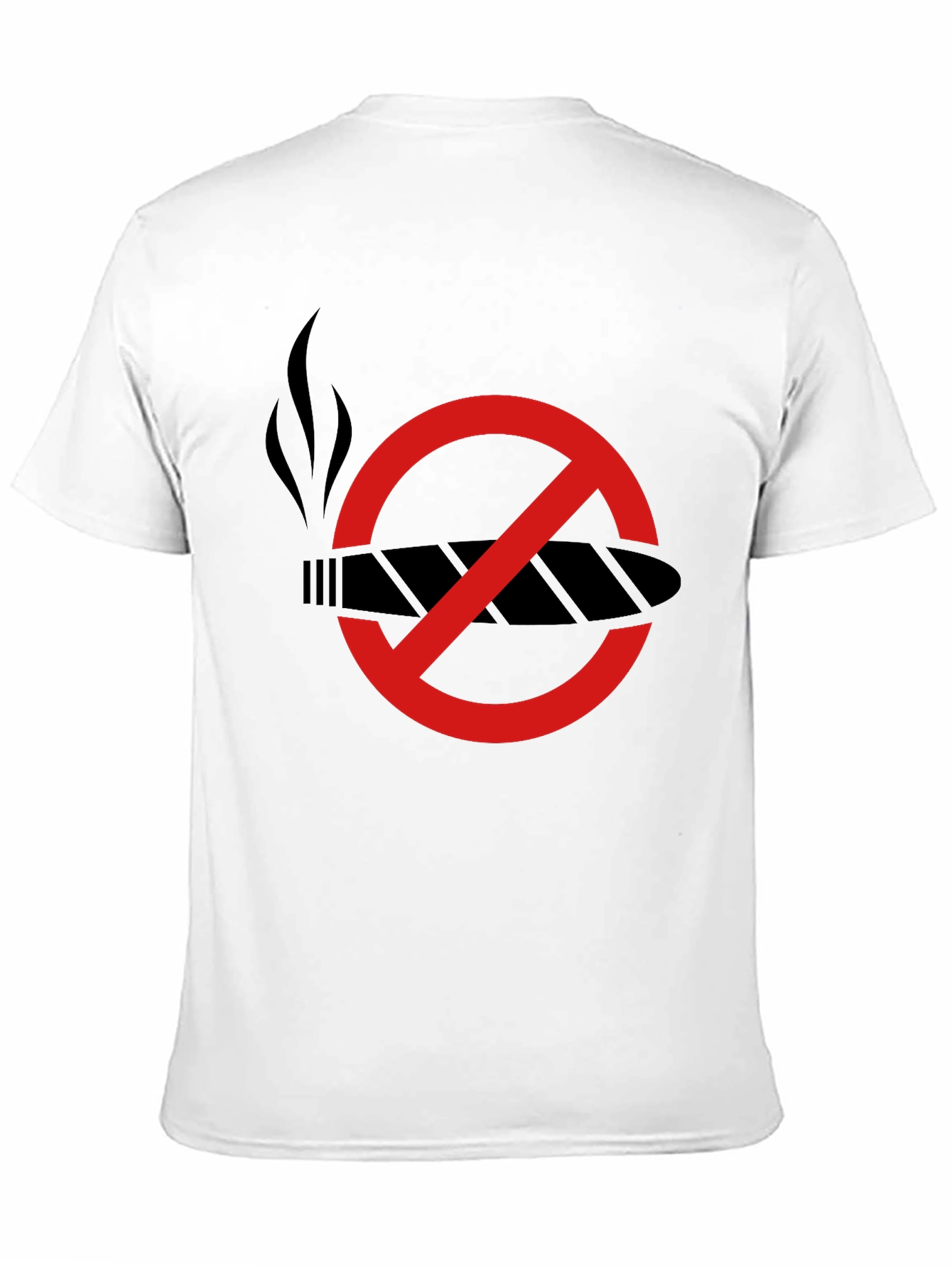 Black No Smoking Black Graphic Tee view 11
