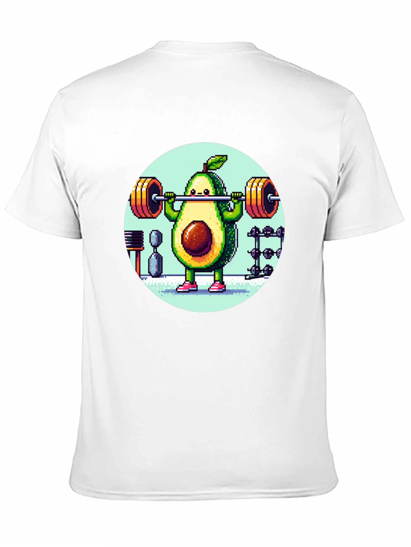 Black Avocado Gym T-Shirt - Funny Workout Tee view 11