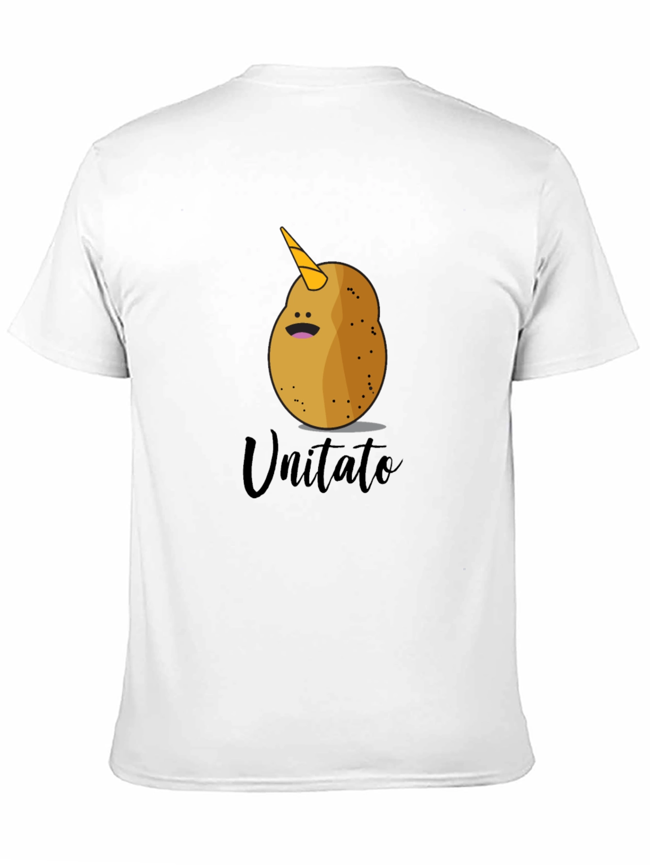 Black Unicorn Potato Graphic T-Shirt - Funny & Unique! view 11