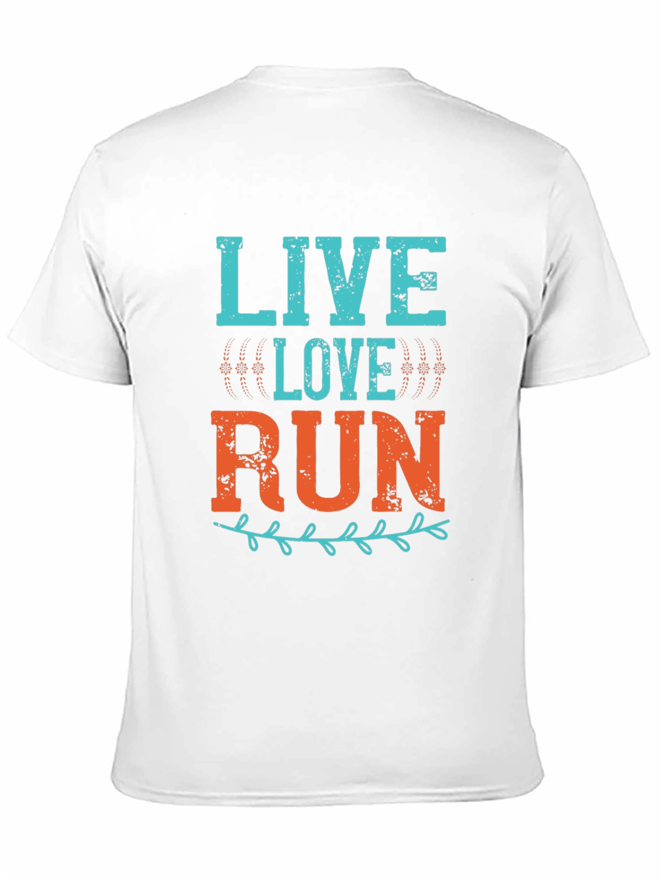 Black Live Love Run Graphic Tee view 11