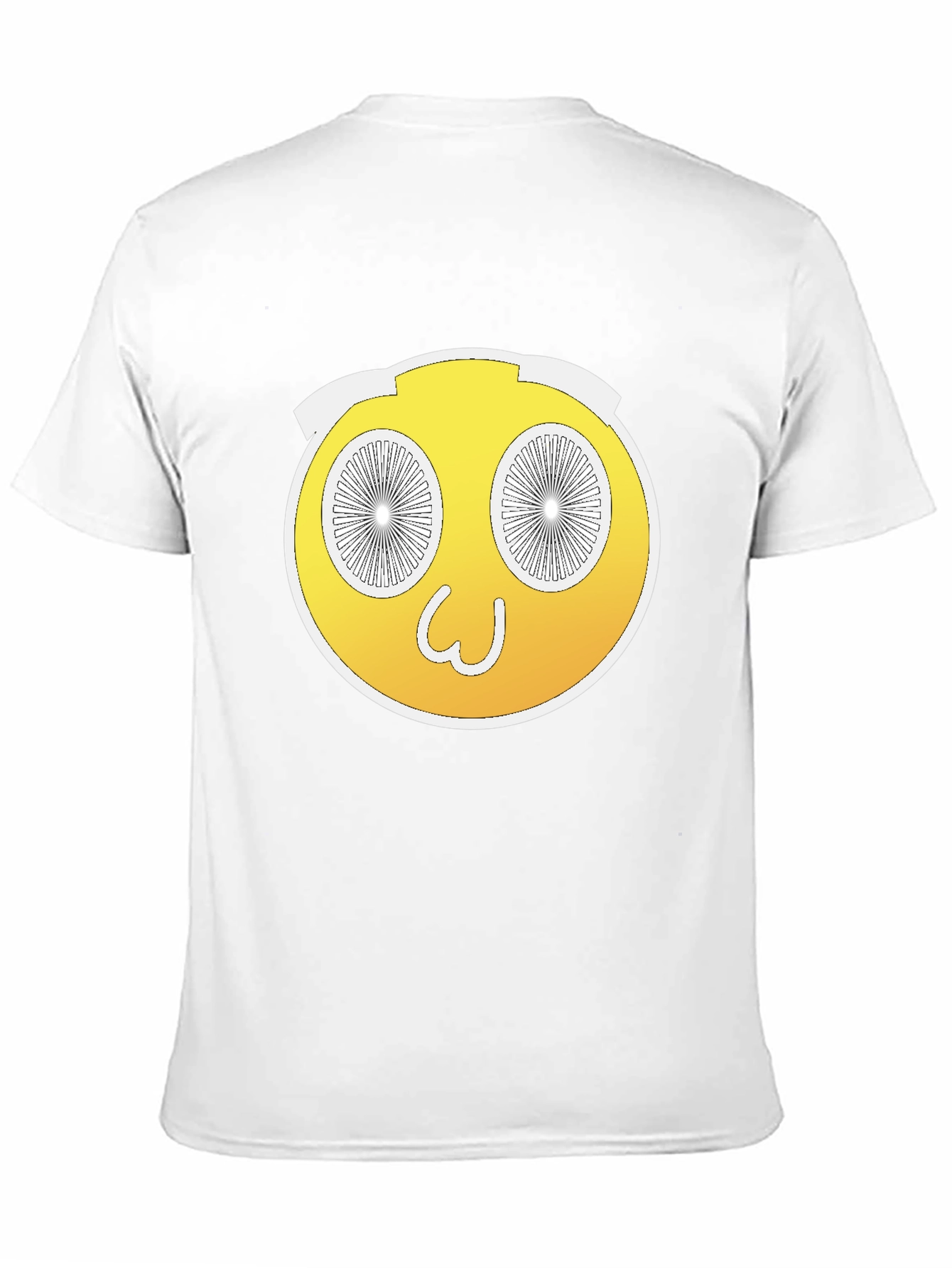 Black Wacky Yellow Emoji T-Shirt - Fun and Unique Design view 11