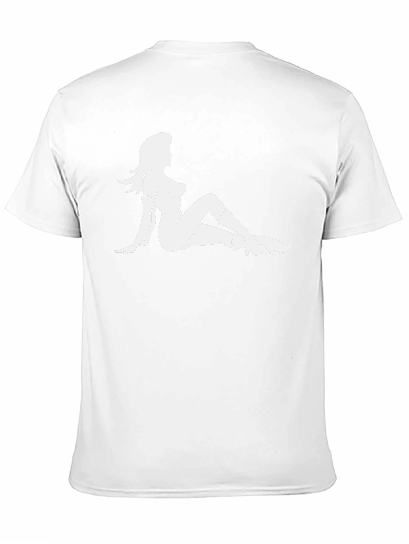 Black Silhouette Graphic Black T-Shirt view 11