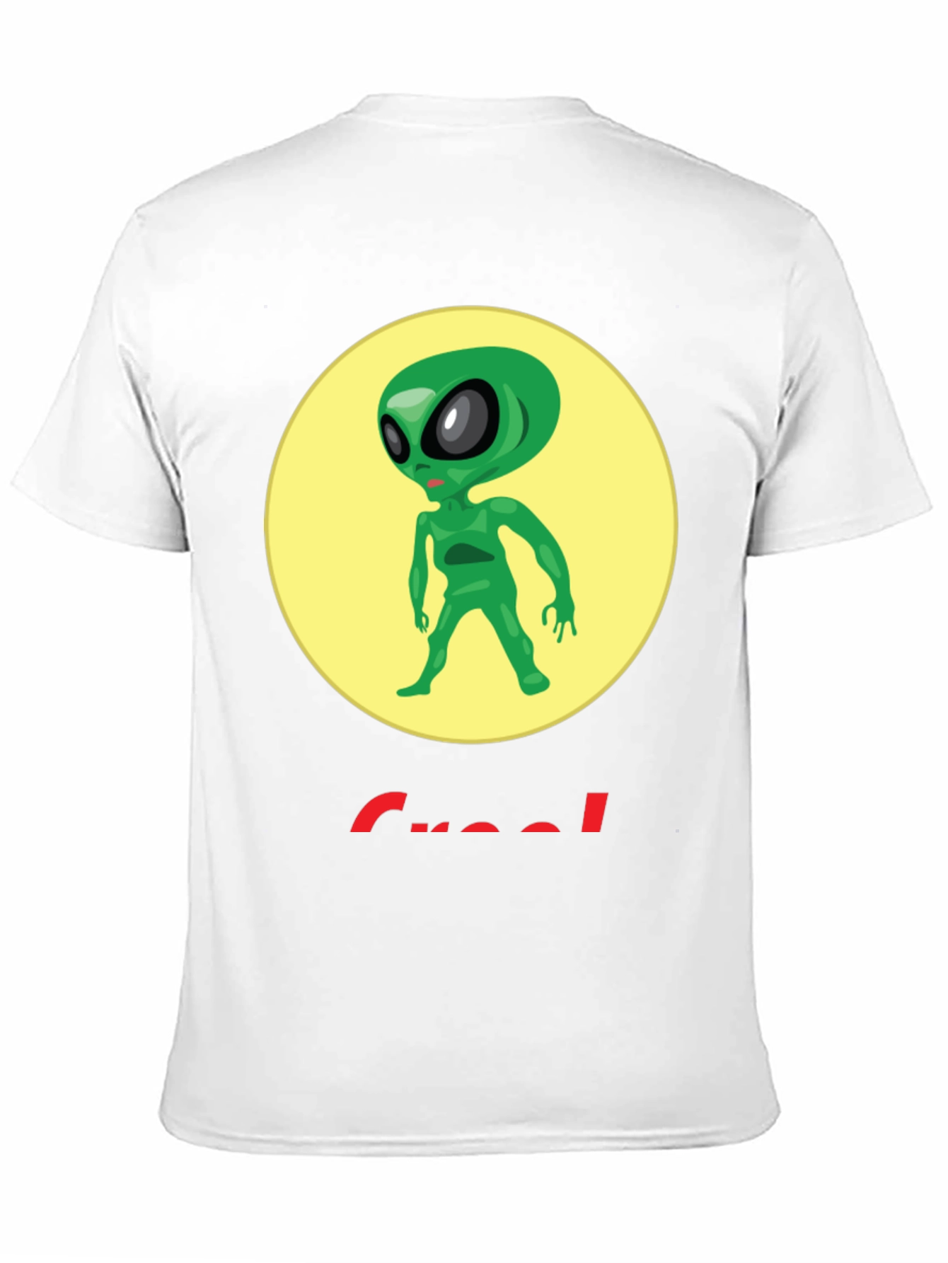 Black Alien Graphic T-Shirt - Crew Neck - Black view 11