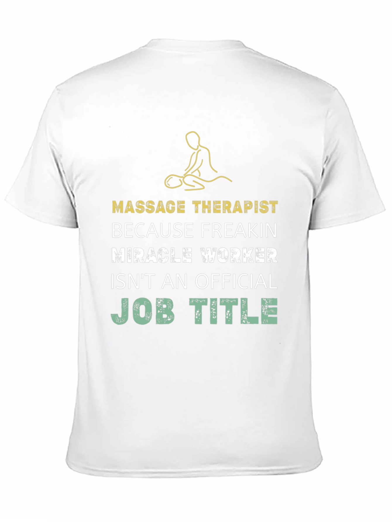Black Massage Therapist Graphic Tee view 11