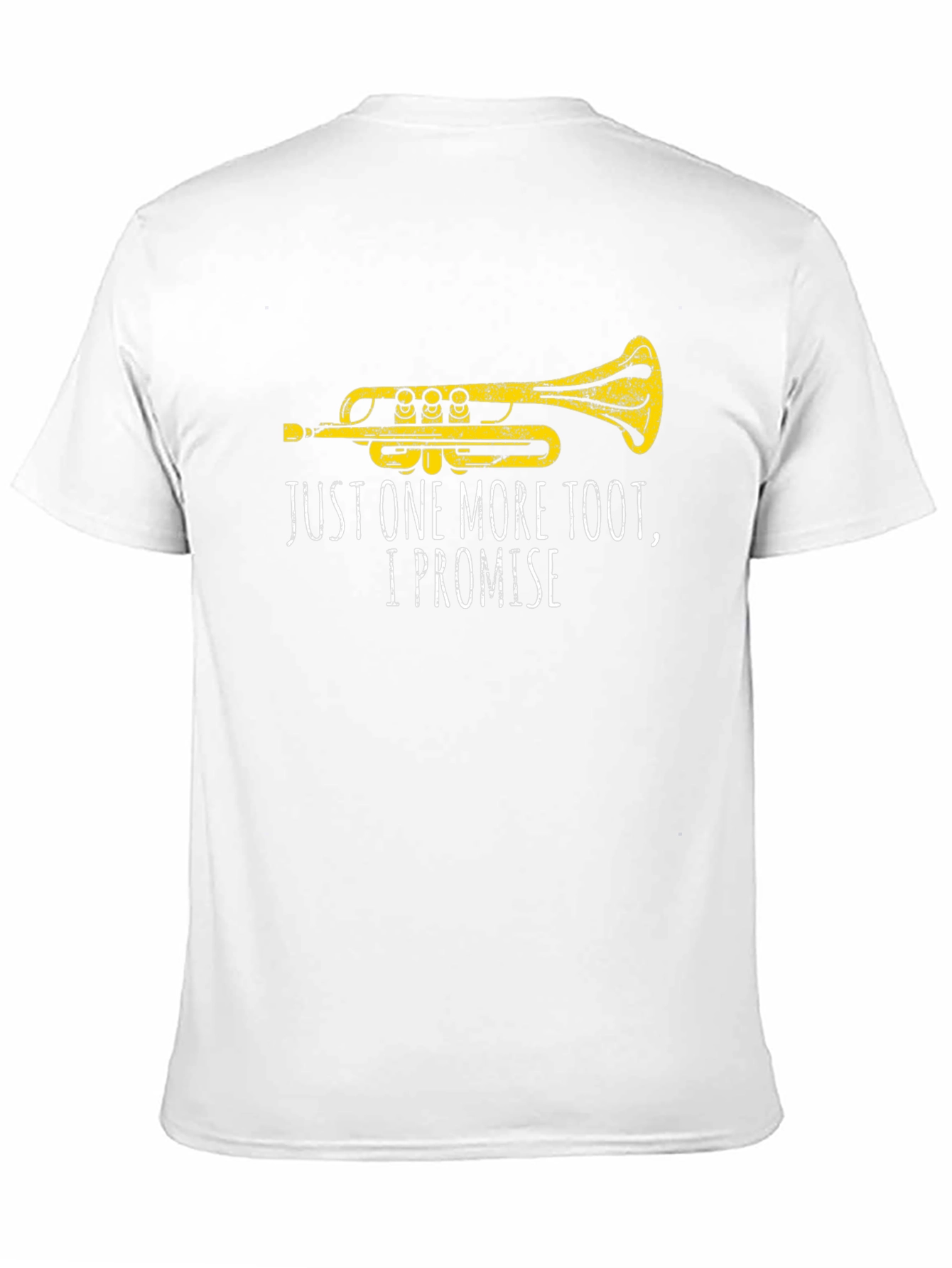 Black Just One More Toot Trumpet Graphic Tee view 11
