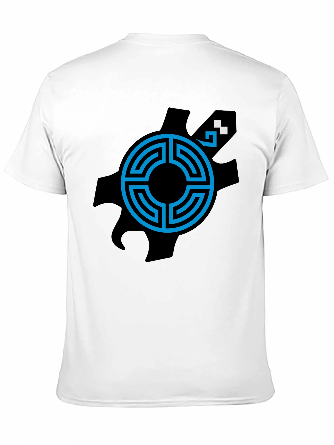 Black Turtle Labyrinth Graphic Black T-Shirt view 11