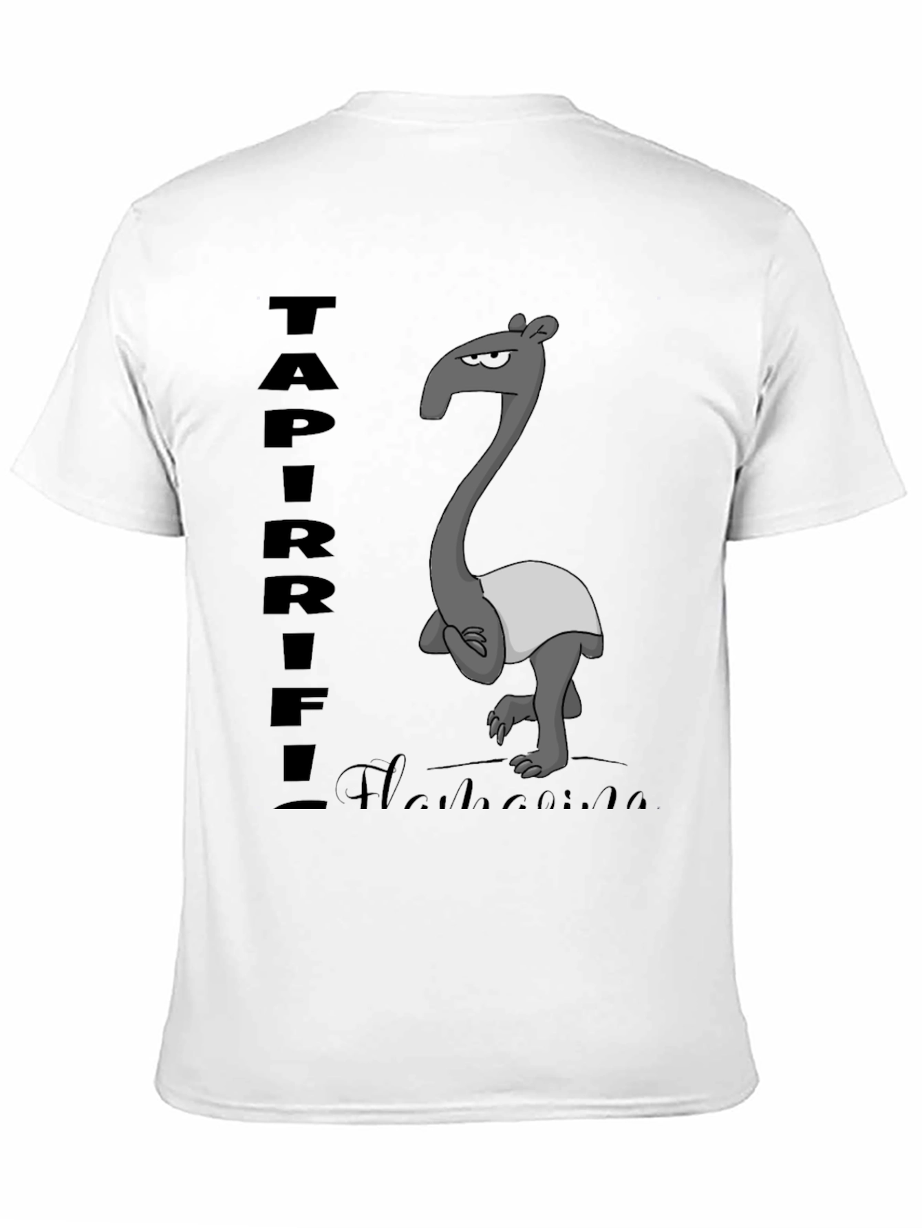 Black Tapir T-Shirt - Funny Cartoon Animal Tee view 11