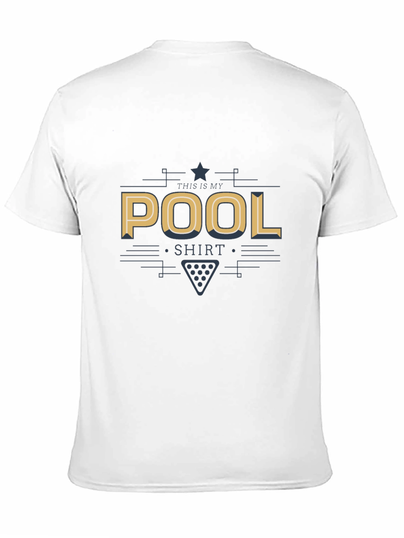 Black Pool Shirt - This is My Pool Shirt Graphic Tee view 11