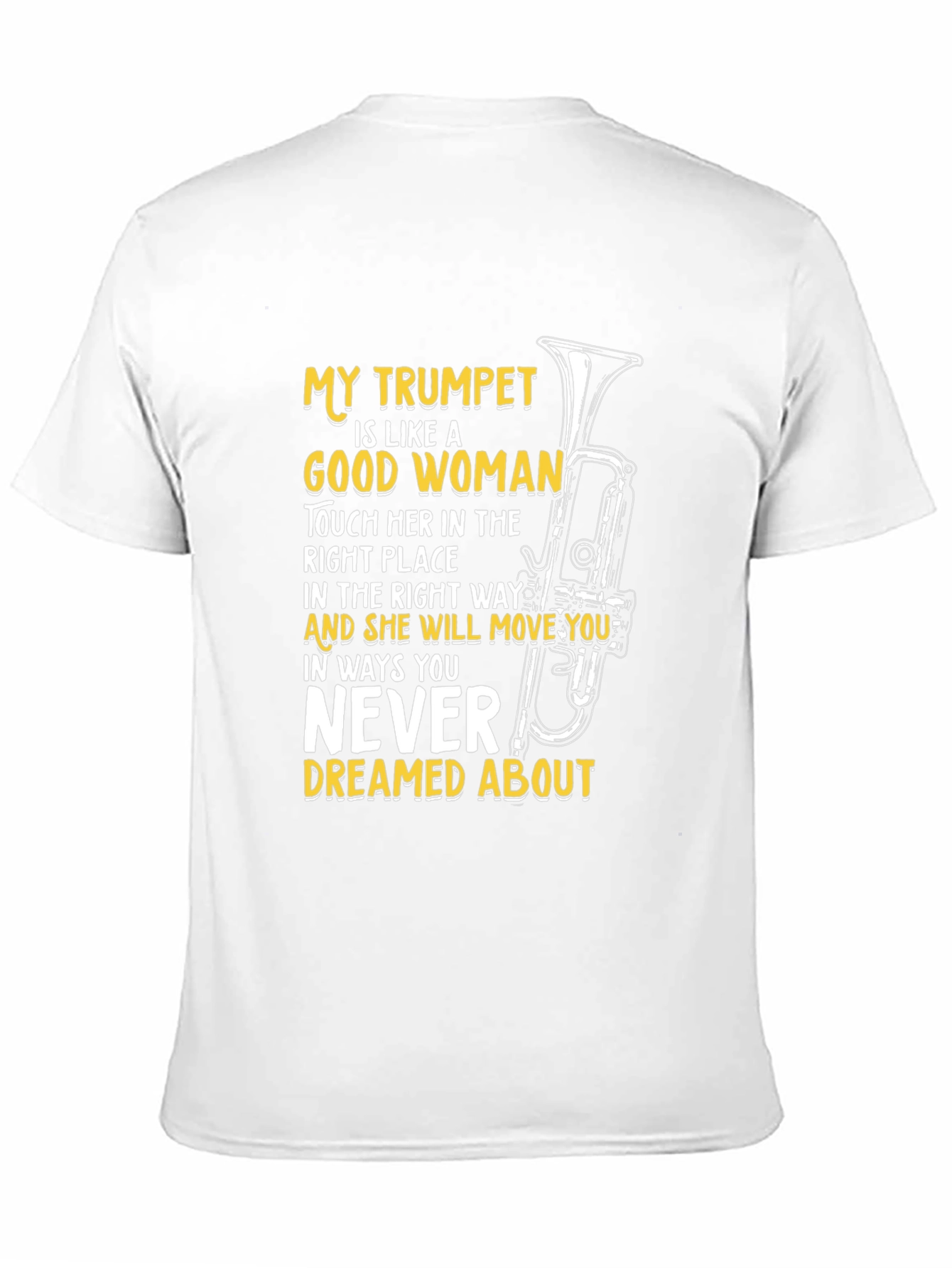 Black Trumpet Lover T-Shirt: Good Woman Music Tee view 11