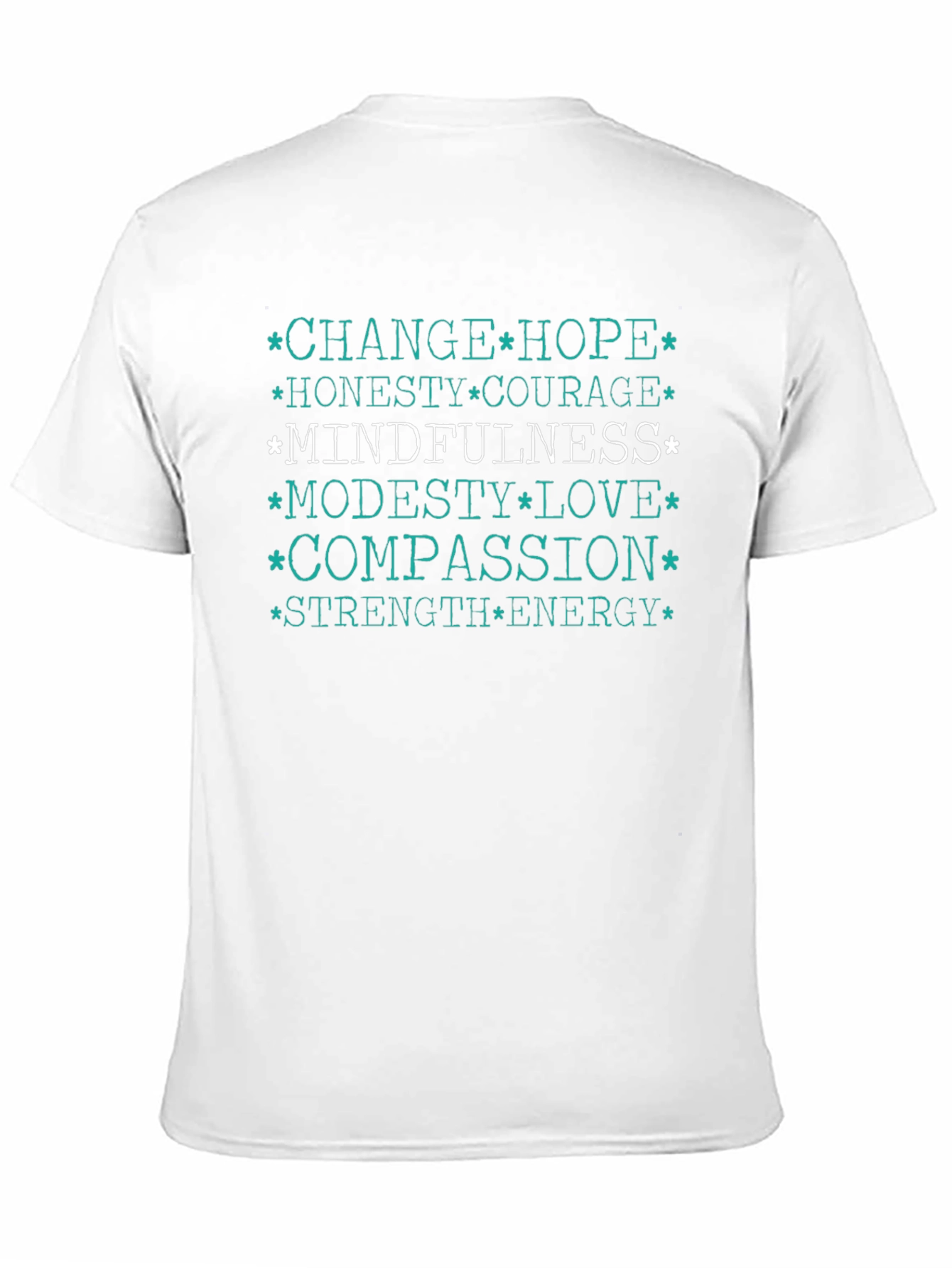 Black Mindfulness T-Shirt - Inspirational Graphic Tee view 11