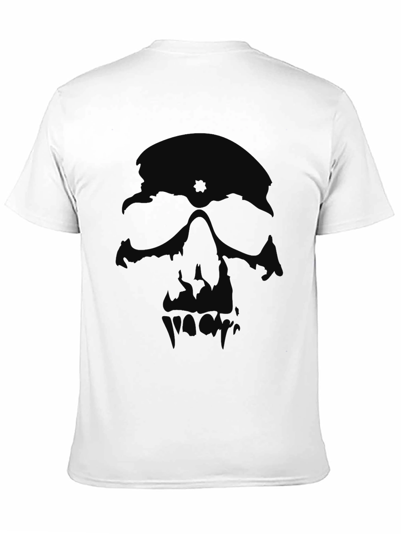 Black Skull Graphic Black T-Shirt view 11