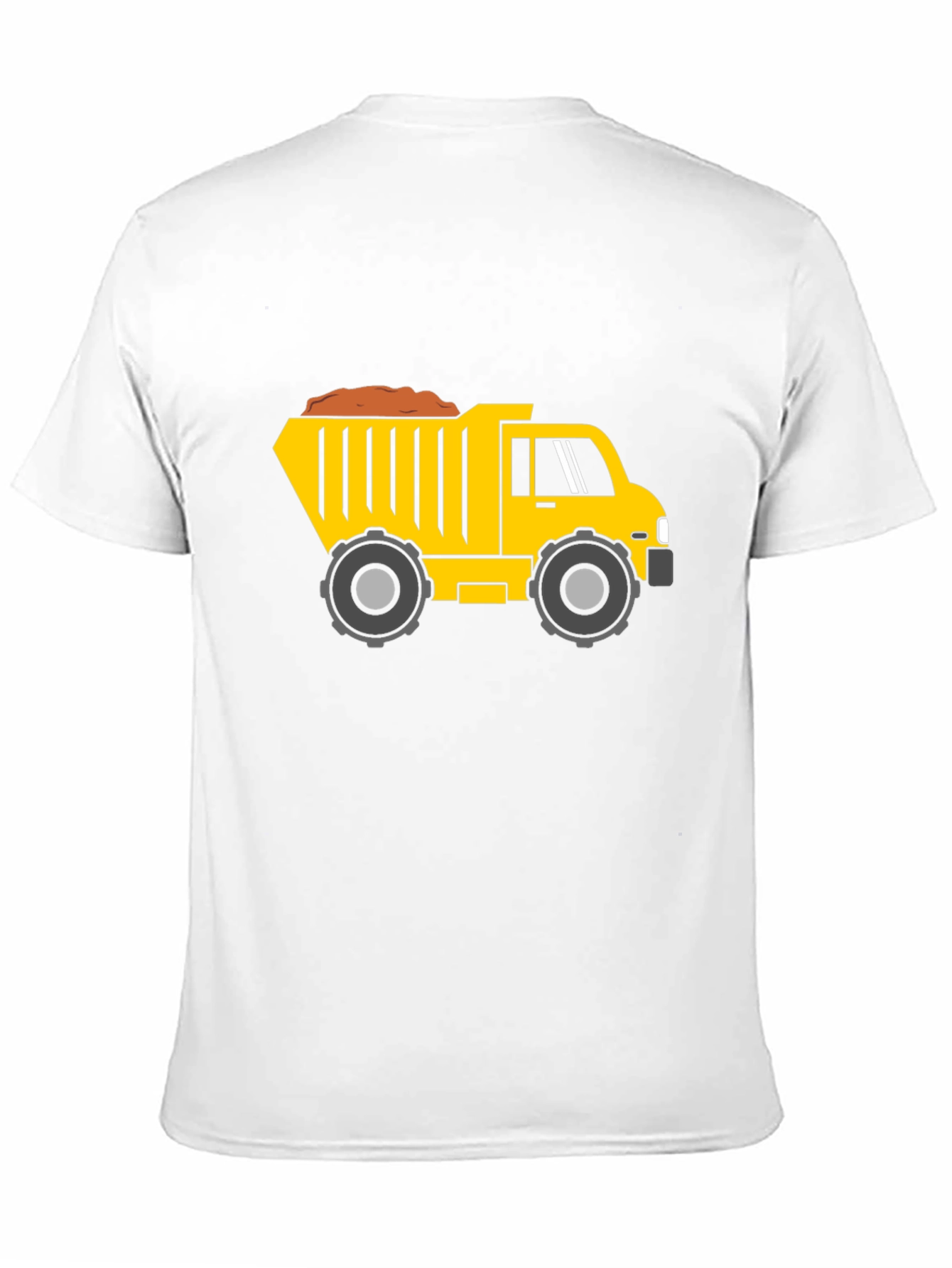 Black Dump Truck Graphic Tee - Black Cotton Blend view 11