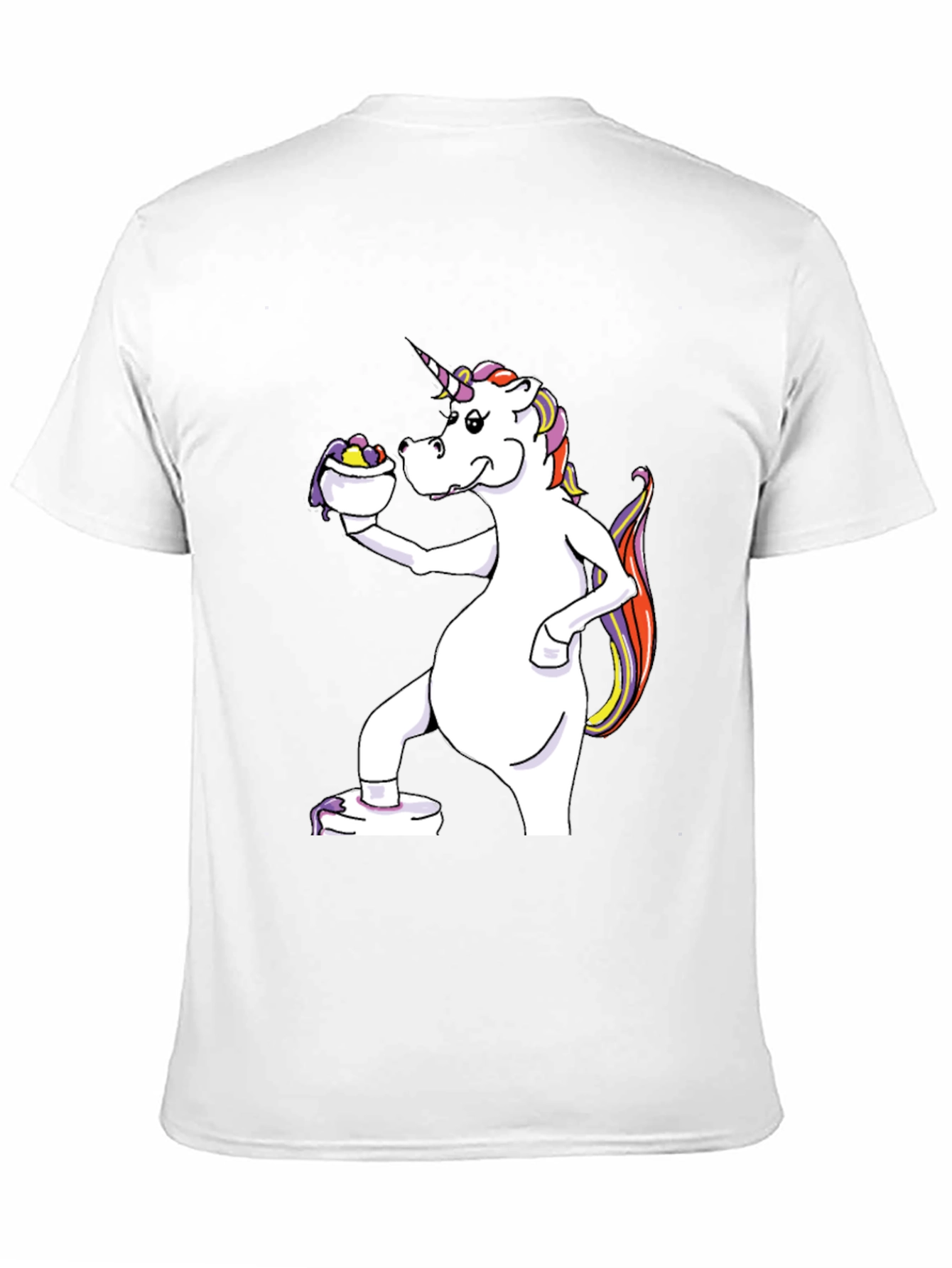 Black Unicorn Easter Egg Hunt T-Shirt view 11