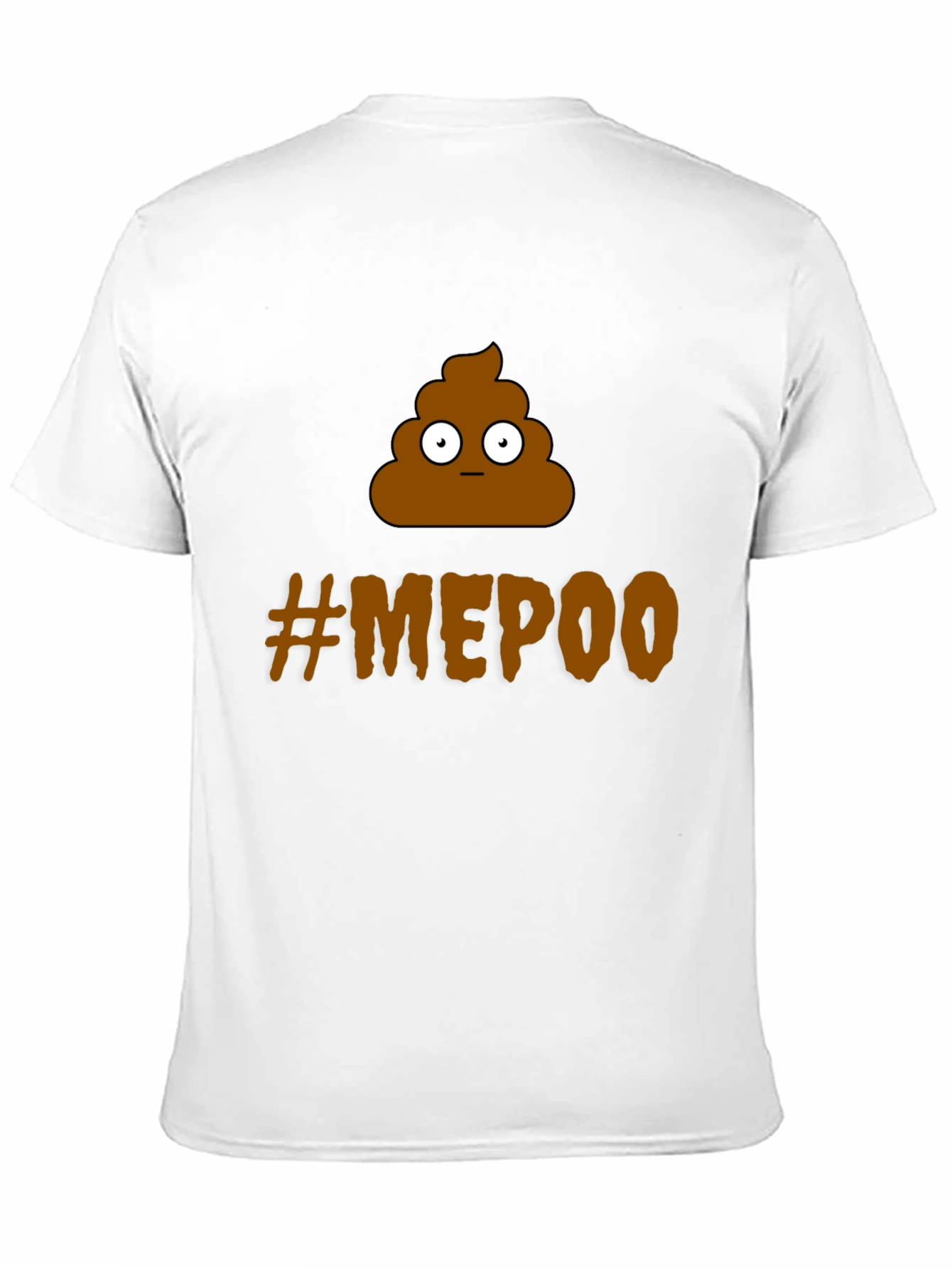 Black Funny #MEPOO T-Shirt - Poop Emoji Graphic Tee view 11